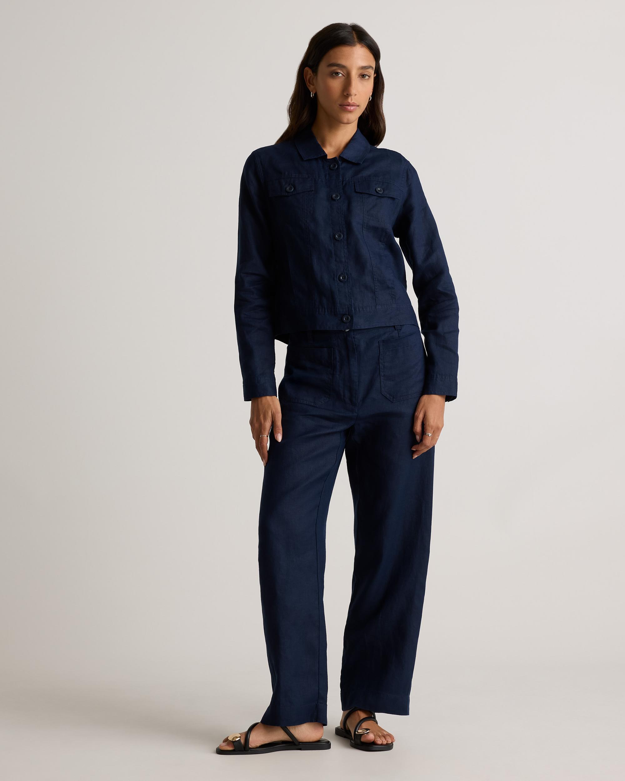 Quince | Women's 100% European Linen Jacket Product Image