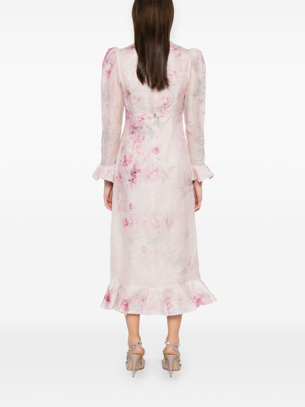 Crush Flower midi dress Product Image