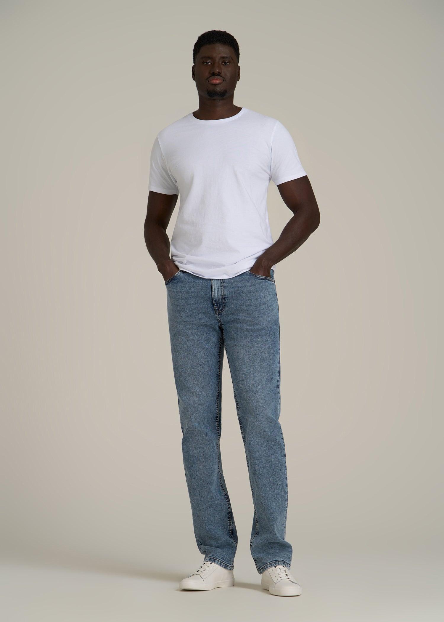 J1 STRAIGHT LEG Jeans for Tall Men in Vintage Faded Blue Male Product Image