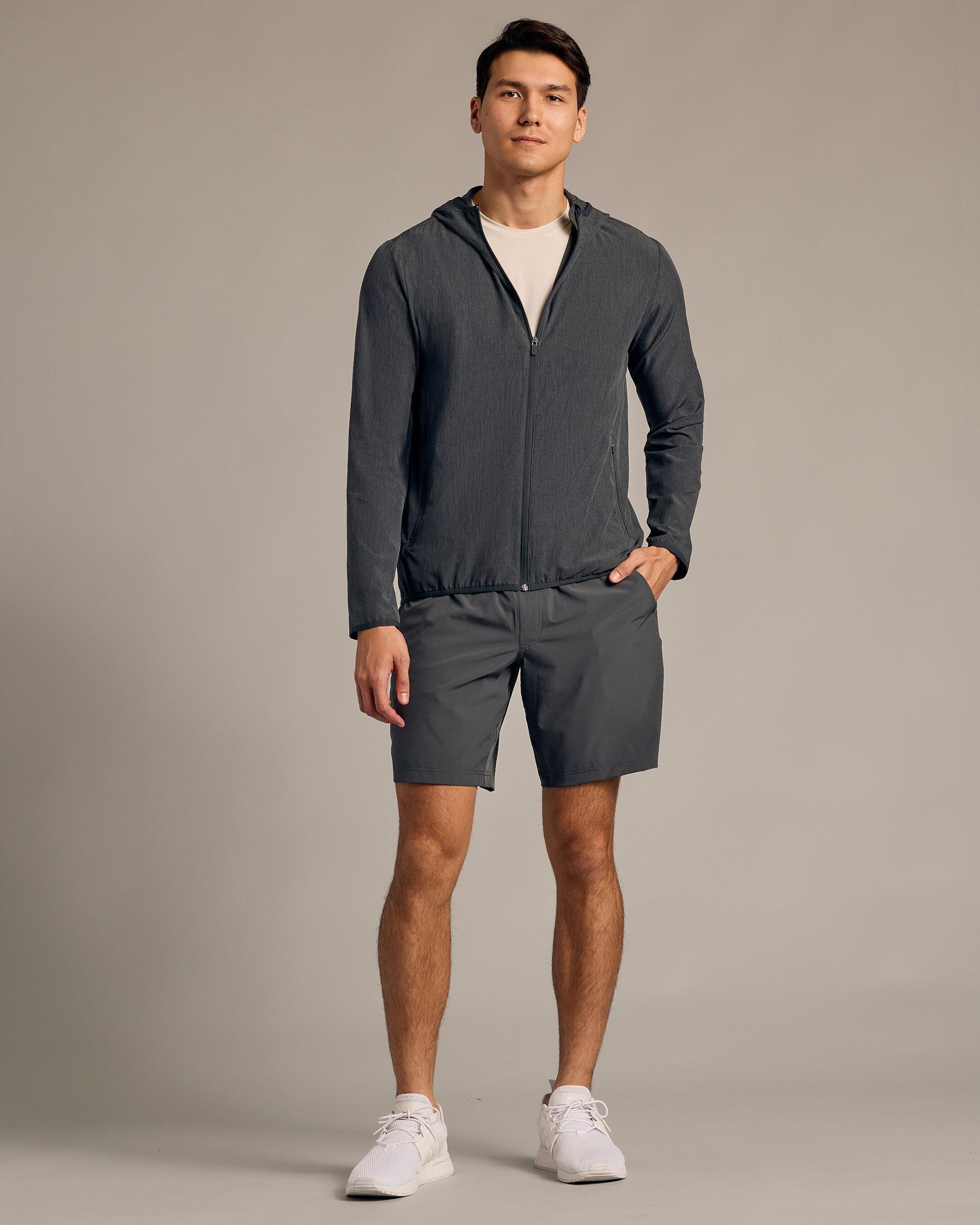 Charcoal Heather Gray Active Shell Jacket Product Image