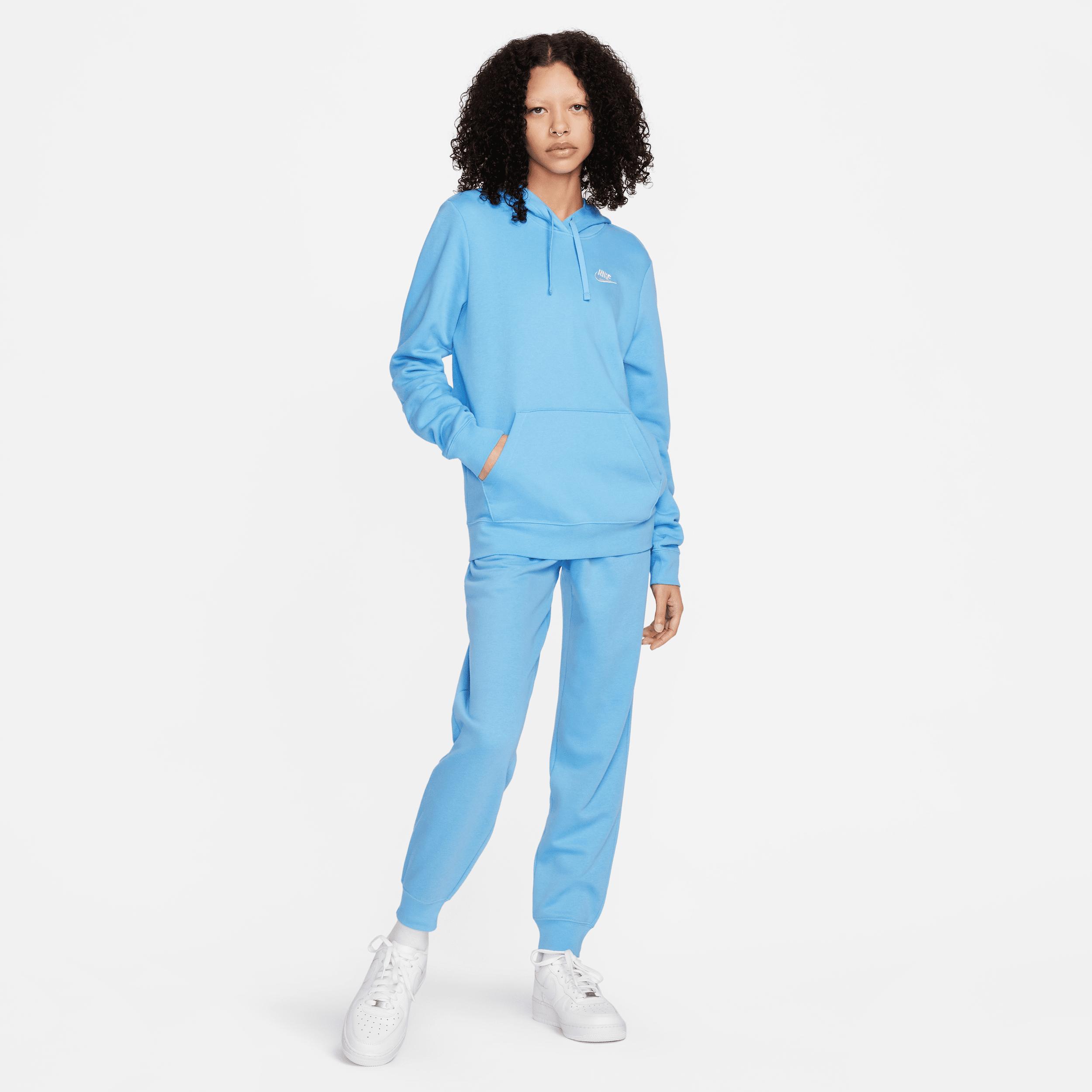 Womens Nike Sportswear Club Fleece Pullover Hoodie | DQ5793-010 Product Image