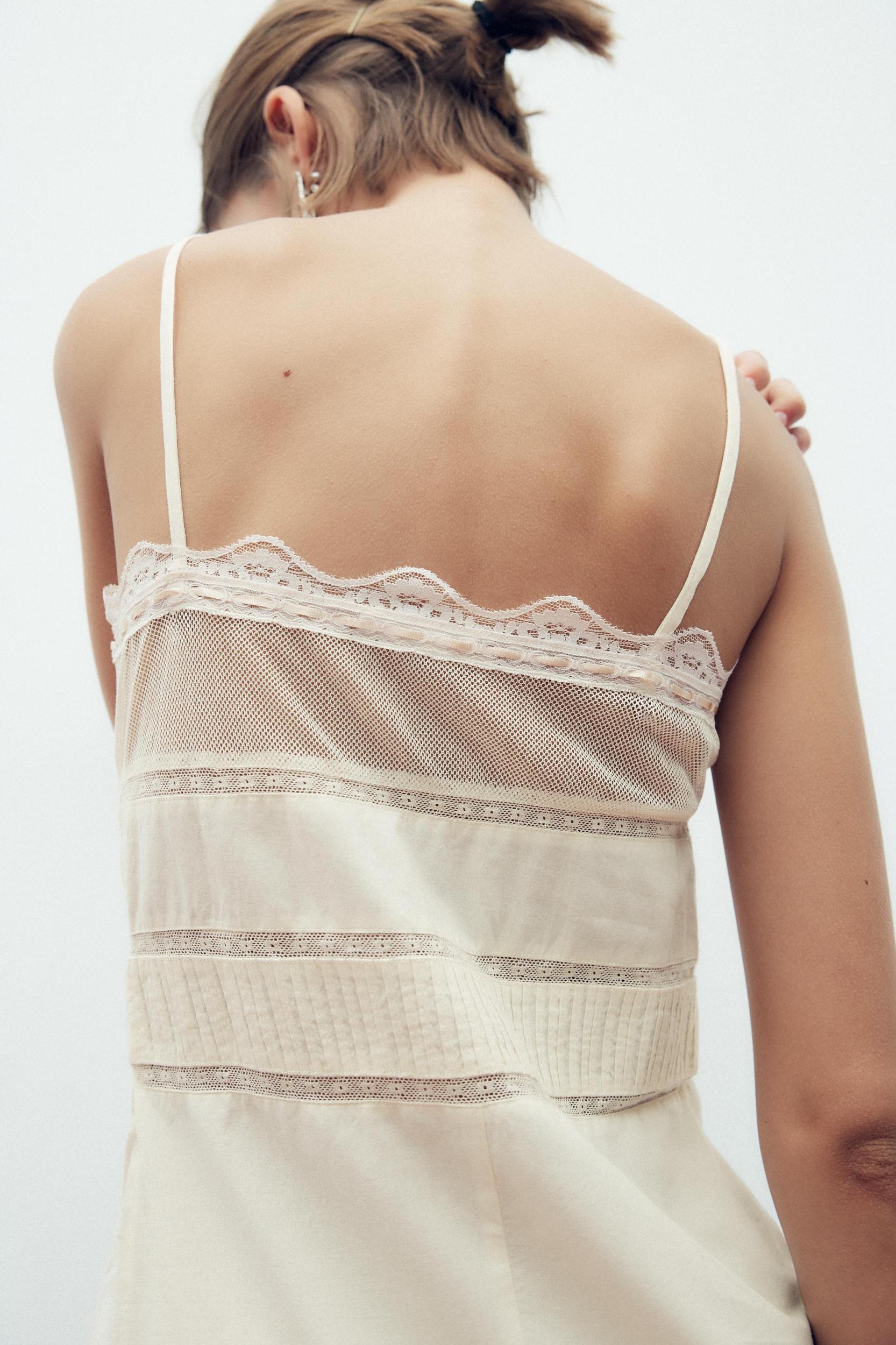 LACE BOW MIDI DRESS Product Image