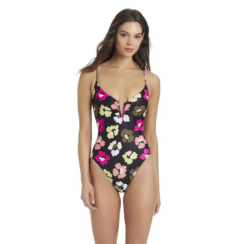 Women's Modern Supply by Sanctuary V-Wire One-Piece Swim Suit,  Product Image