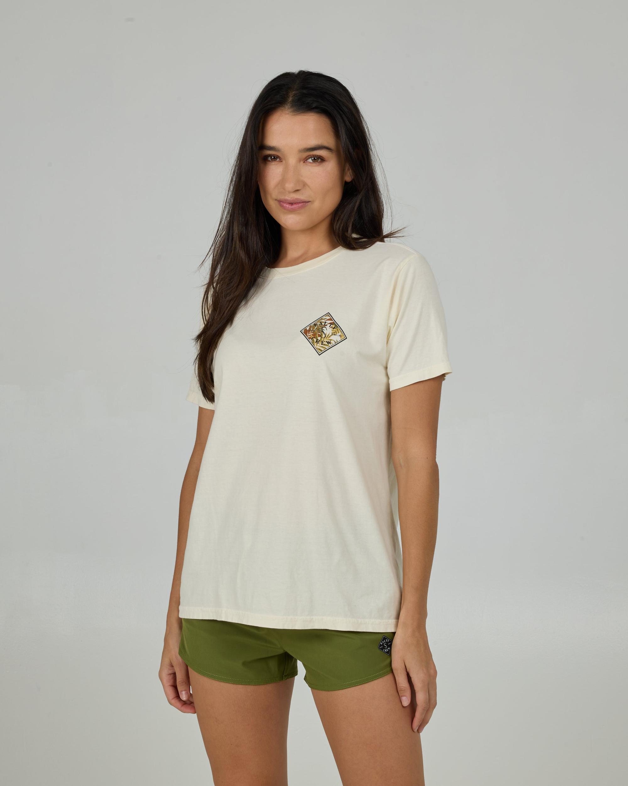 Tippet Fill Boyfriend Tee - Off White Female Product Image