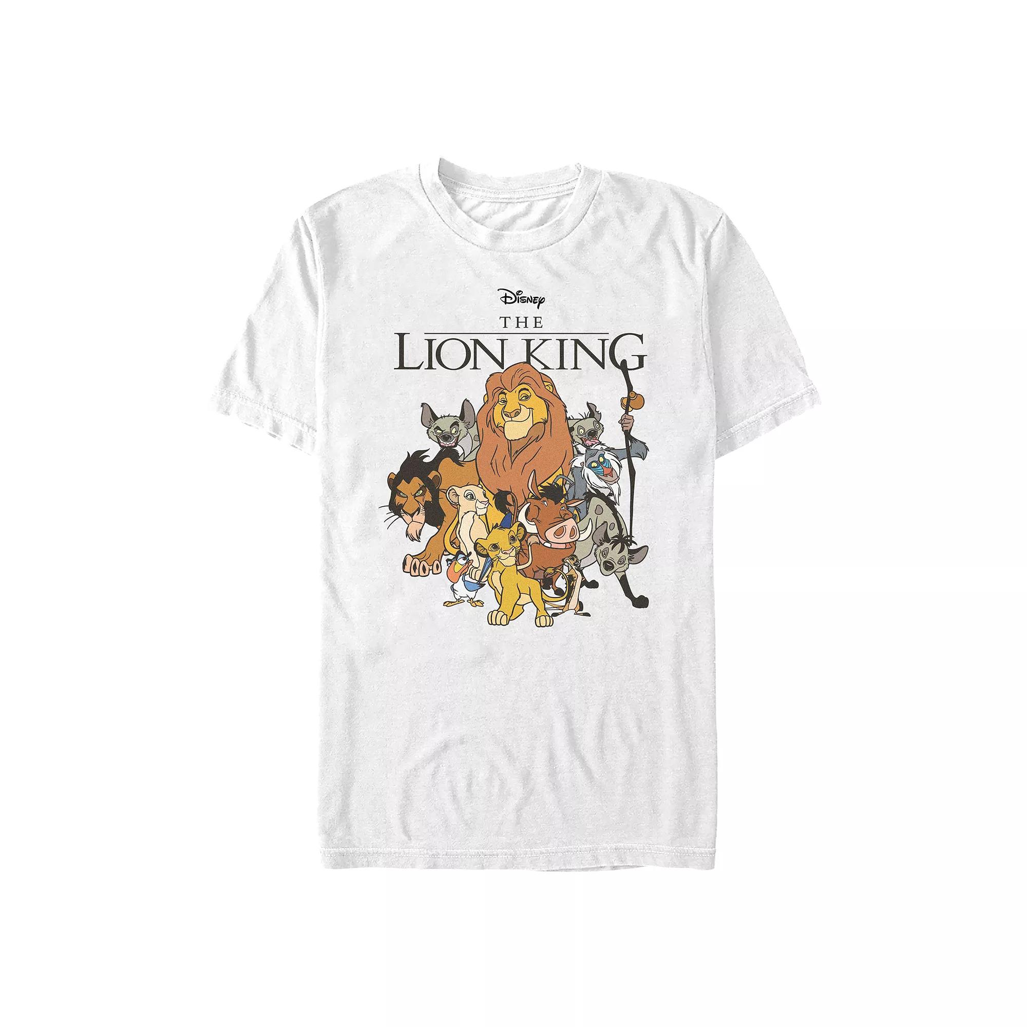 Disney's The Lion King Characters Group Portrait Men's Graphic Tee,  Product Image