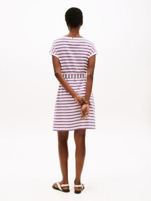 Belted Stripe T-Shirt Dress Product Image