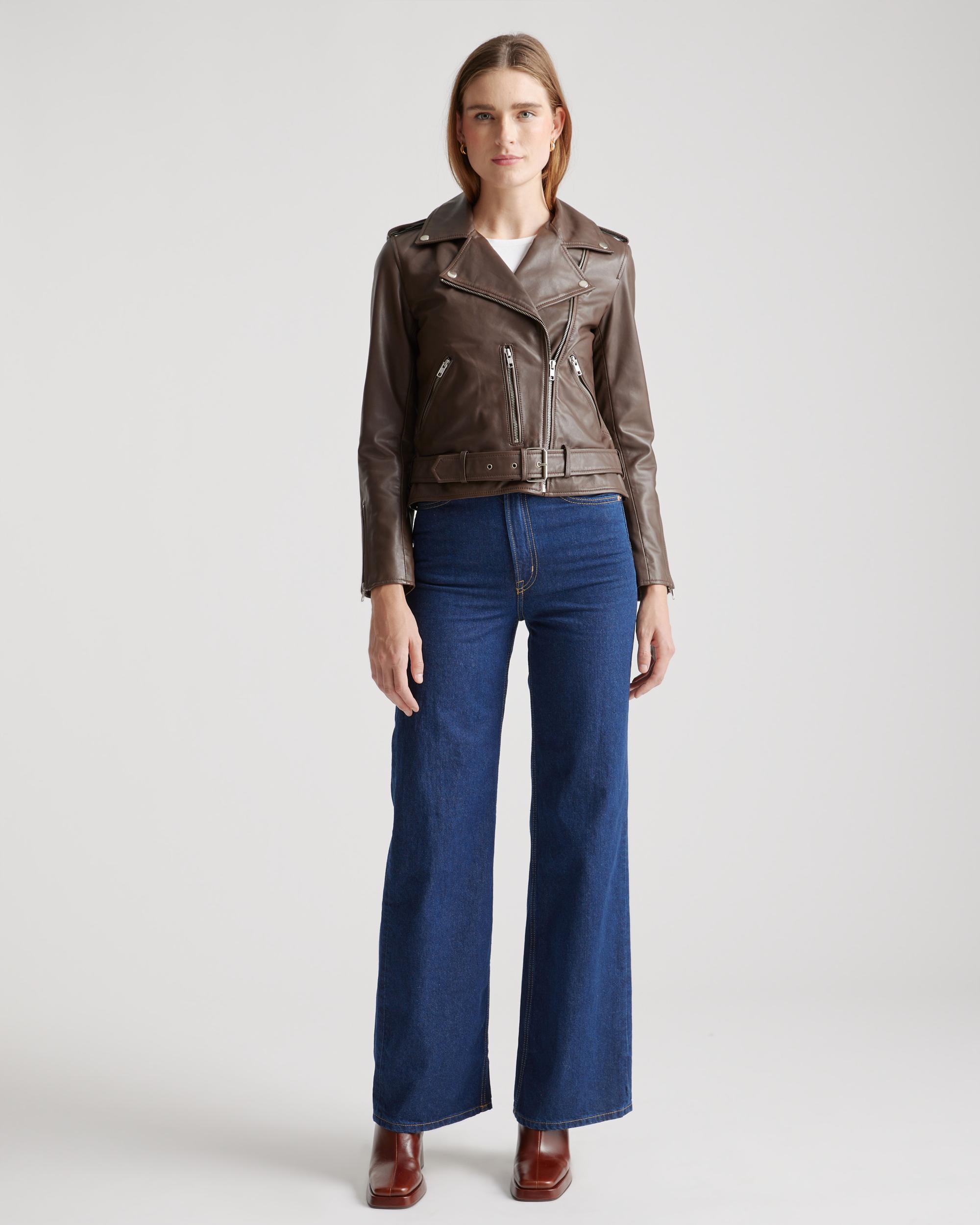 Quince | Women's Motorcycle Jacket Leather Product Image