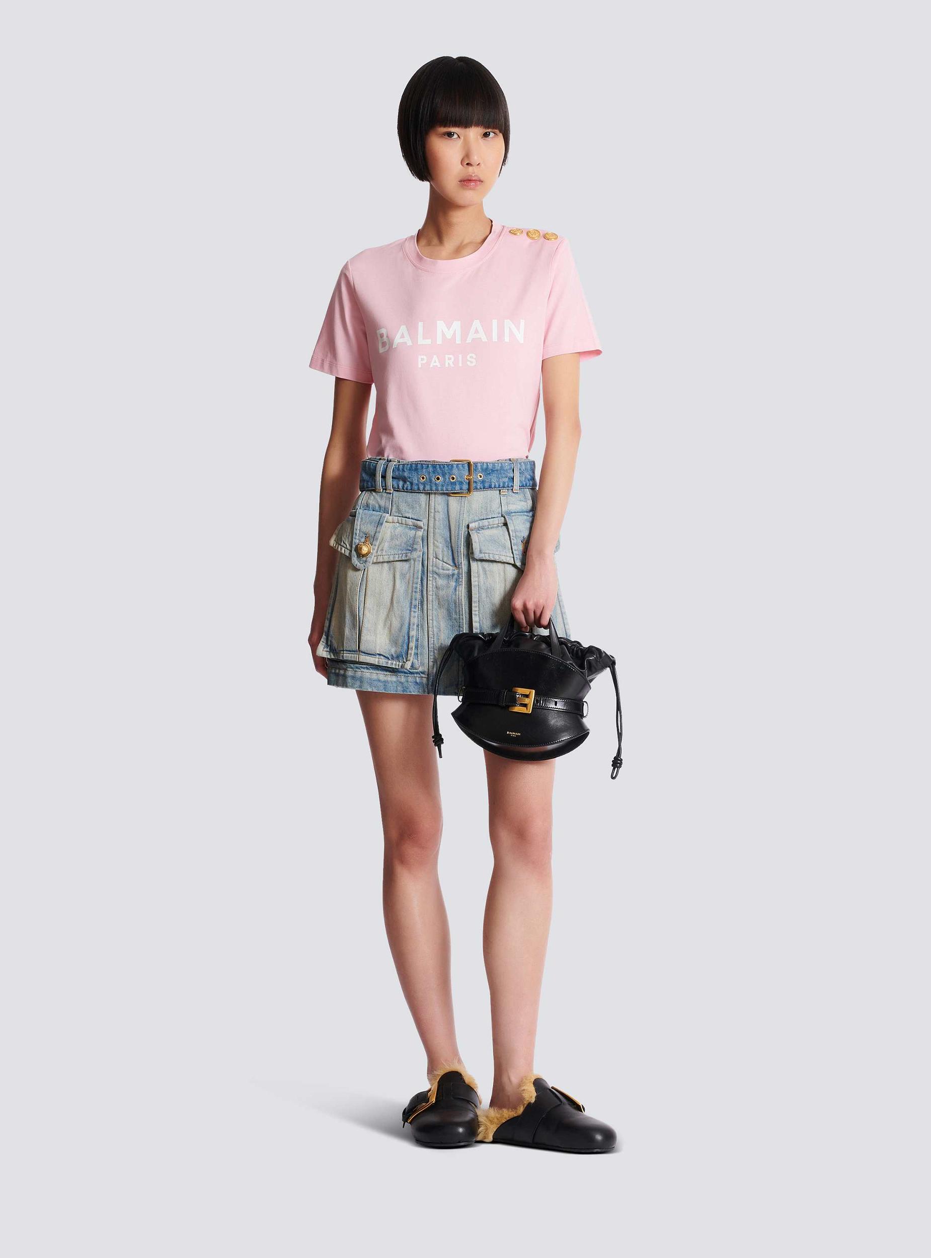 T-shirt with Balmain Paris print Product Image