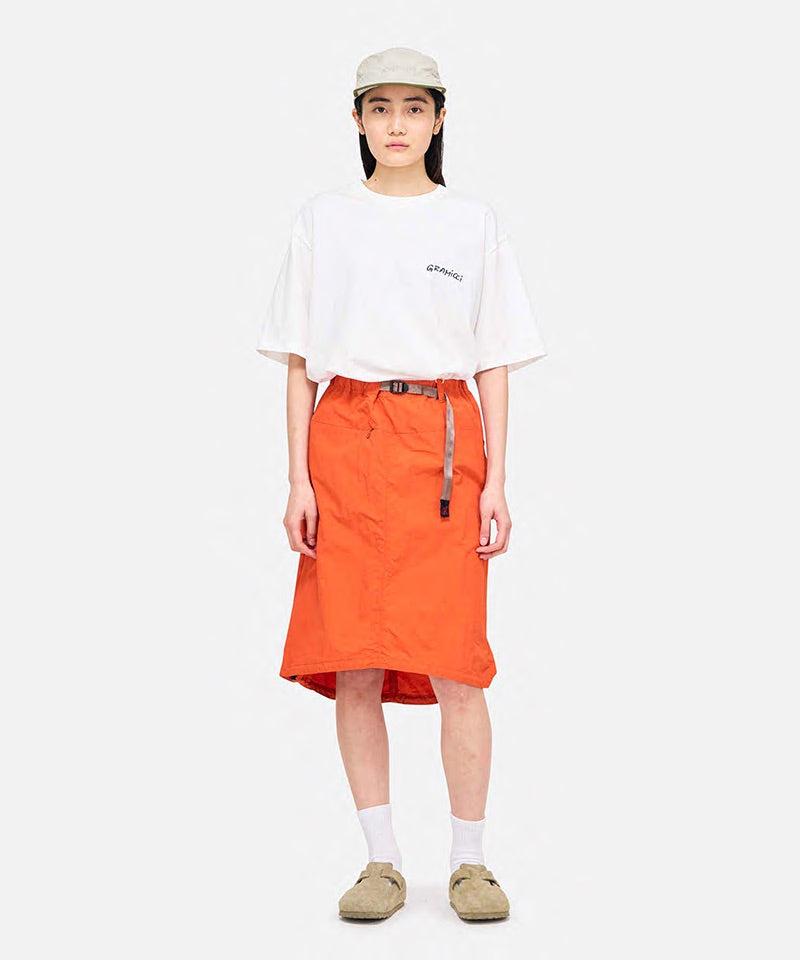 Nylon Packable Midi Skirt Female Product Image
