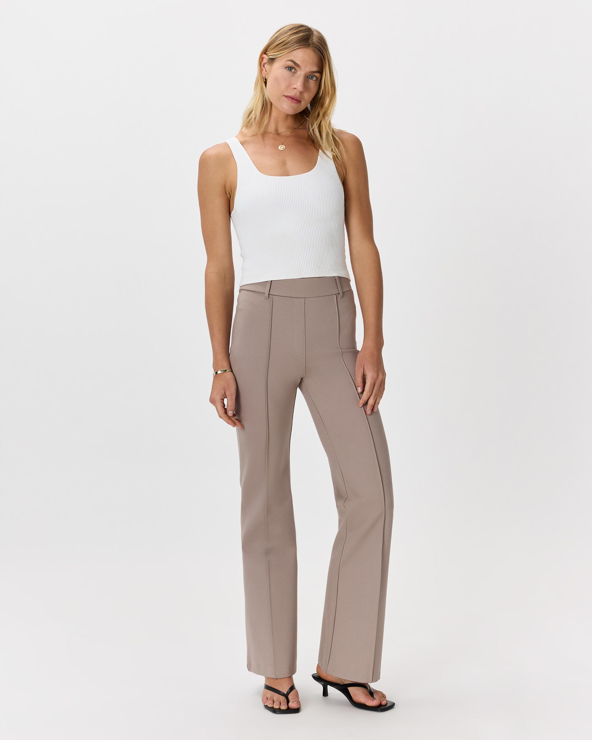 Quince | Women's Ultra-Stretch Ponte Flare Leg Pants Size XS, Rayon Product Image