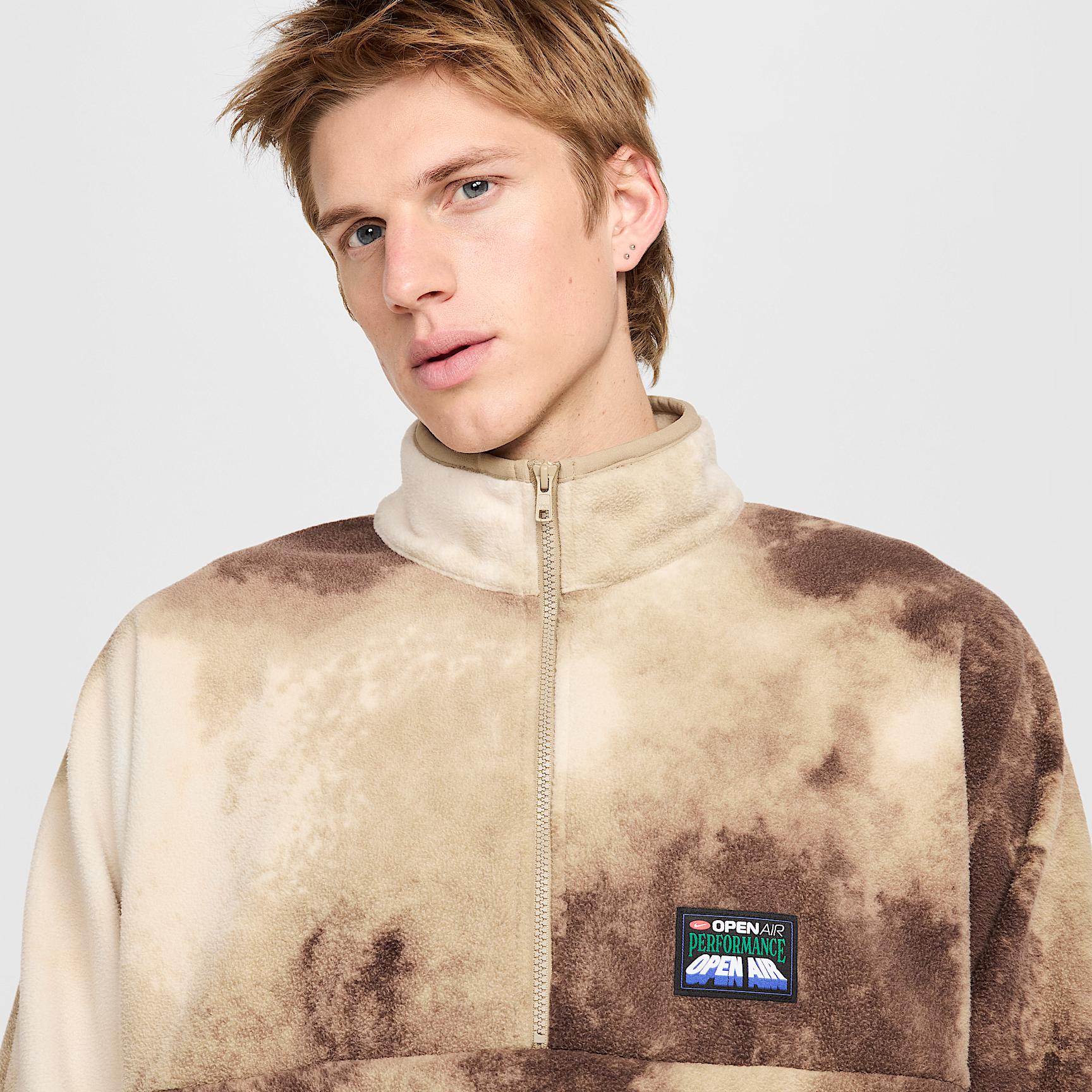 Nike Mens Club 1/2-Zip Pullover Long-Sleeve Top | HV4628-247 Product Image