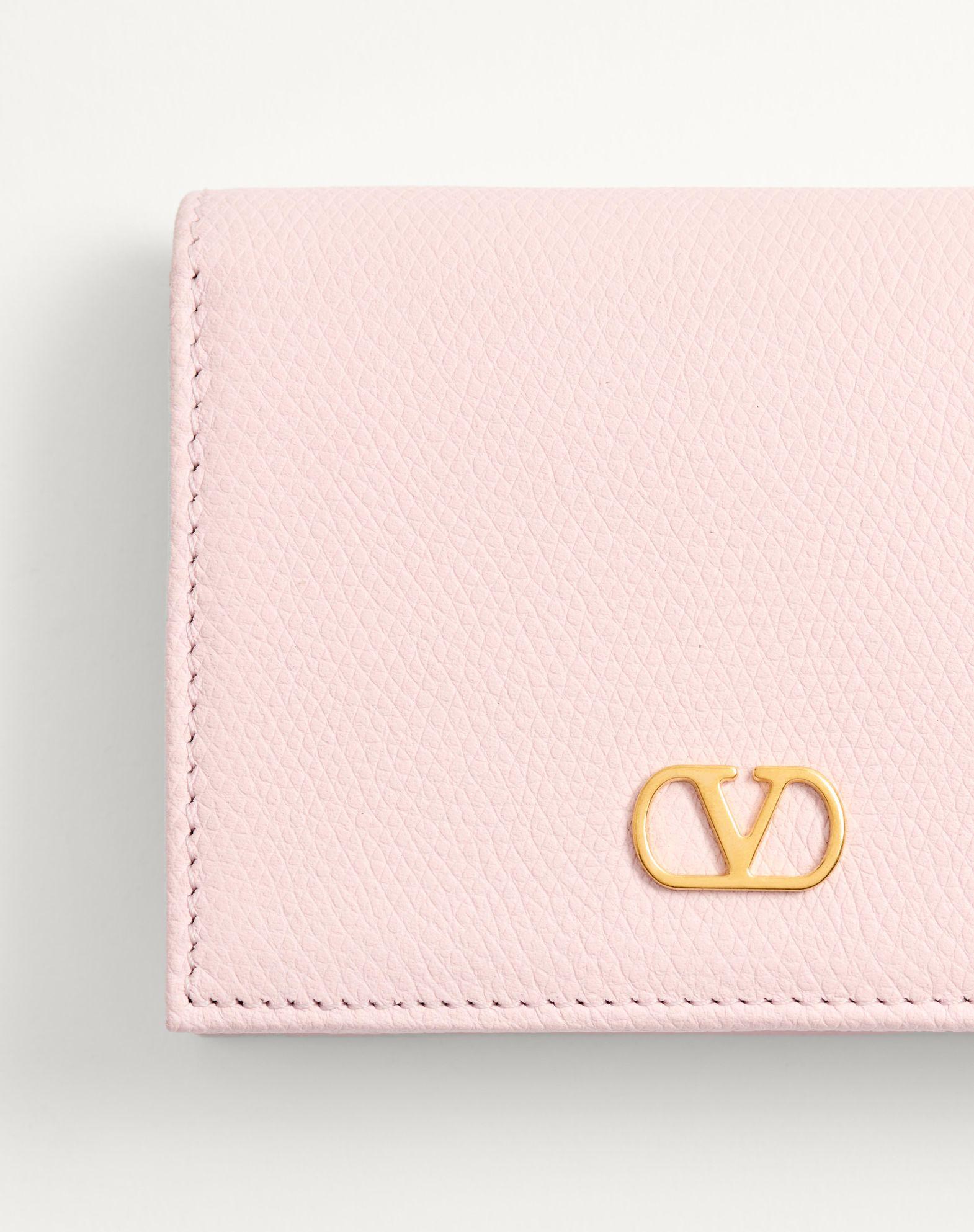 Vlogo Signature Grainy Calfskin Wallet Product Image