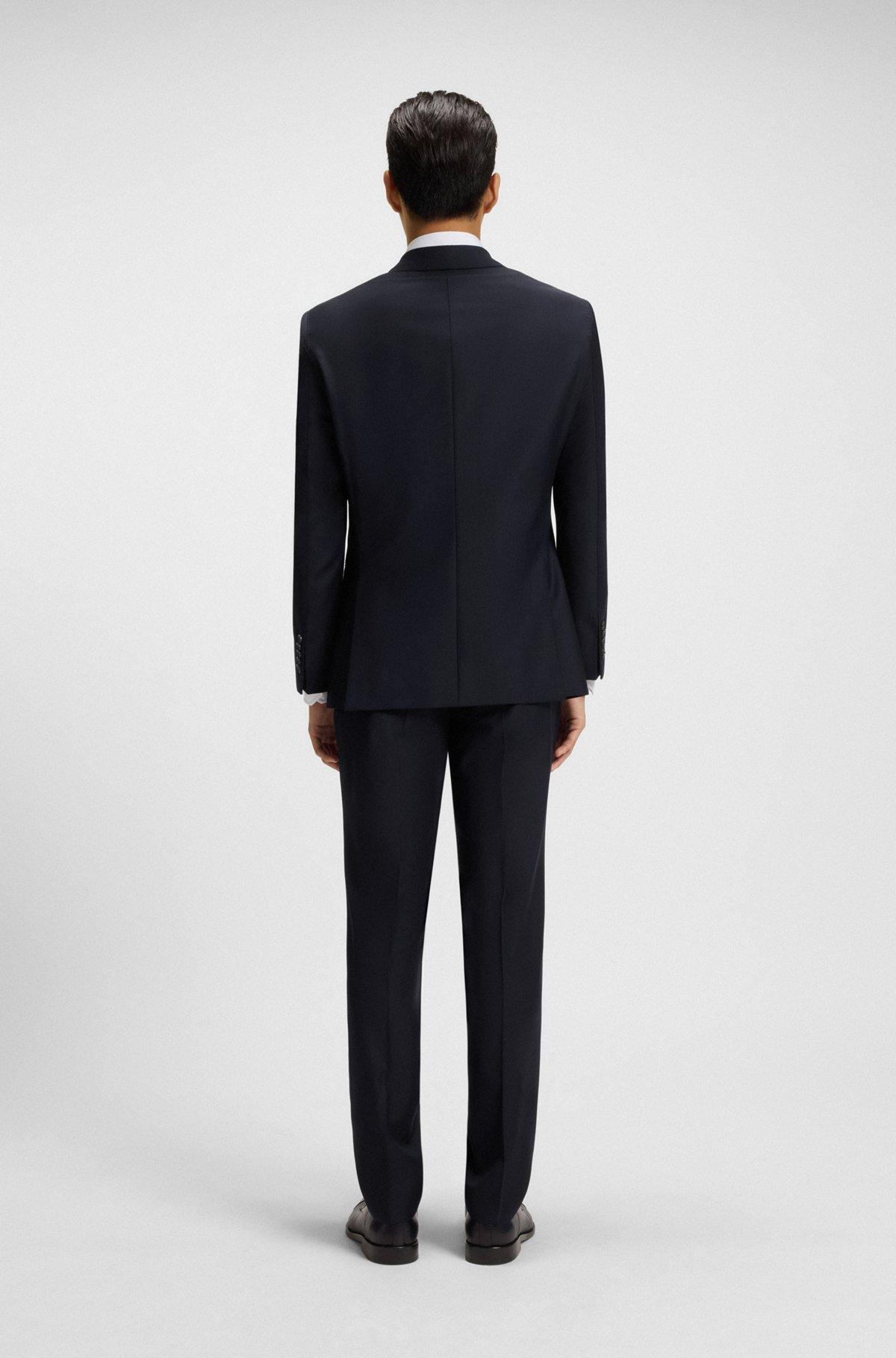 Slim-fit jacket in stretch wool Product Image