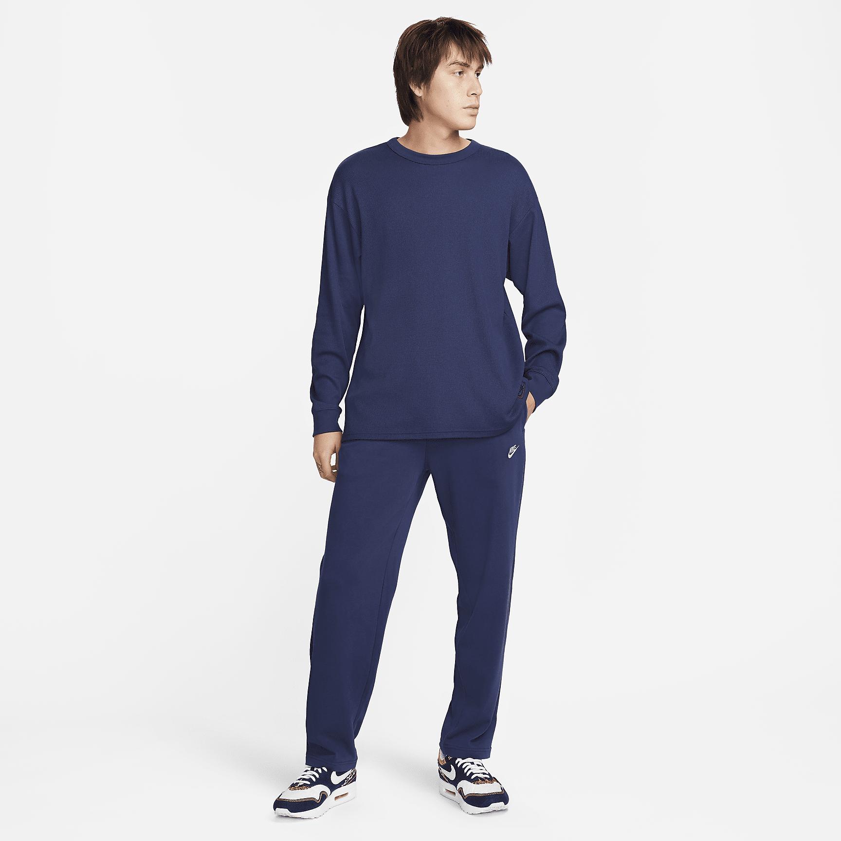 Mens Nike Sportswear Club Knit Open-Hem Pants Product Image