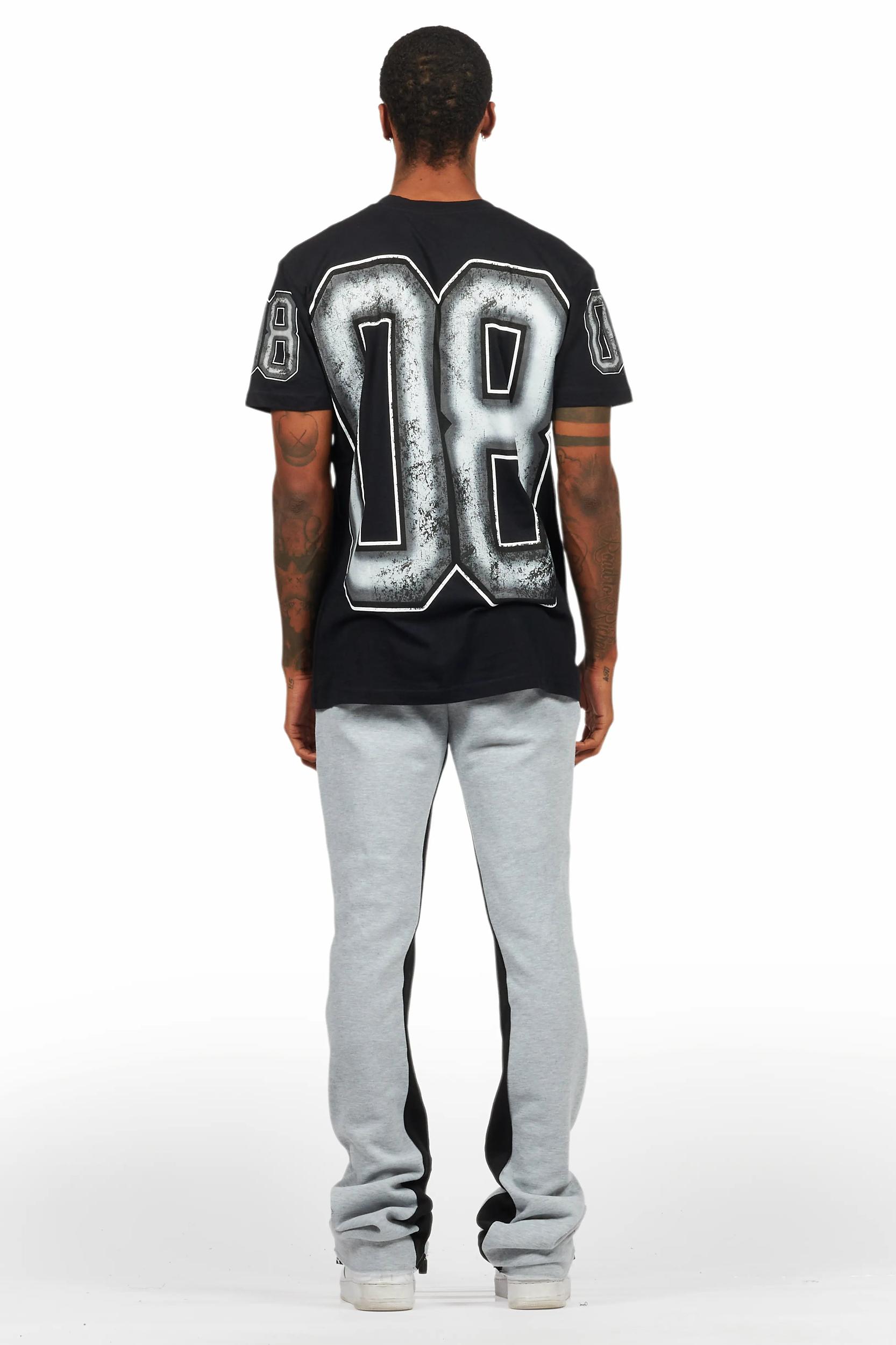 Fields Black/Grey T-Shirt/Baggy Stacked Track Set Male Product Image