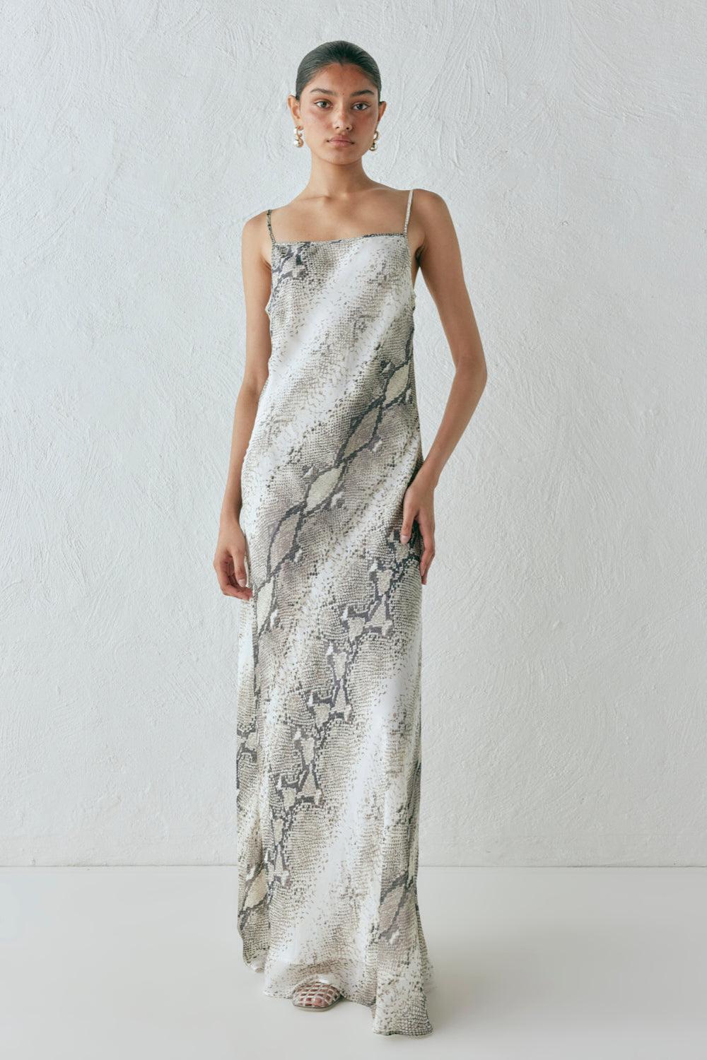 Ema Maxi Dress Snake Product Image