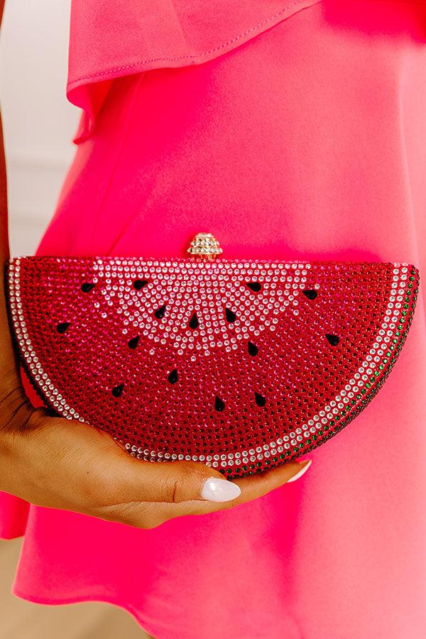 Watermelon Sugar Embellished Clutch Product Image