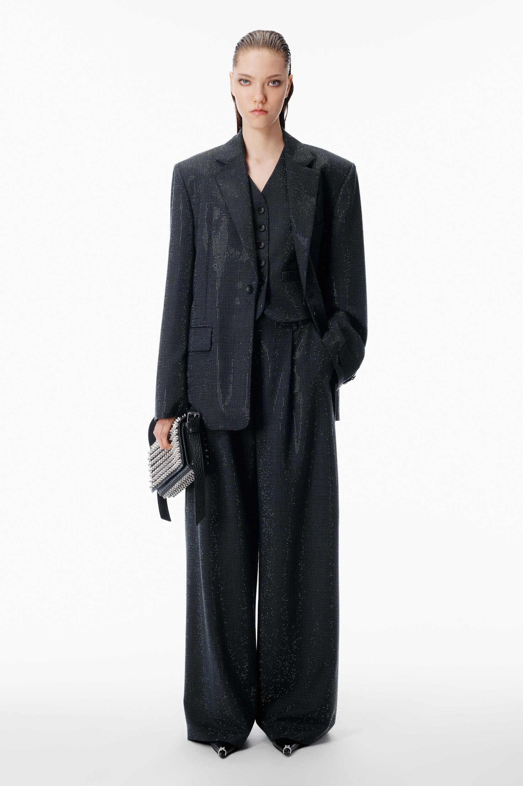 Tailored Pant In Wool-mohair Mid-rise Product Image