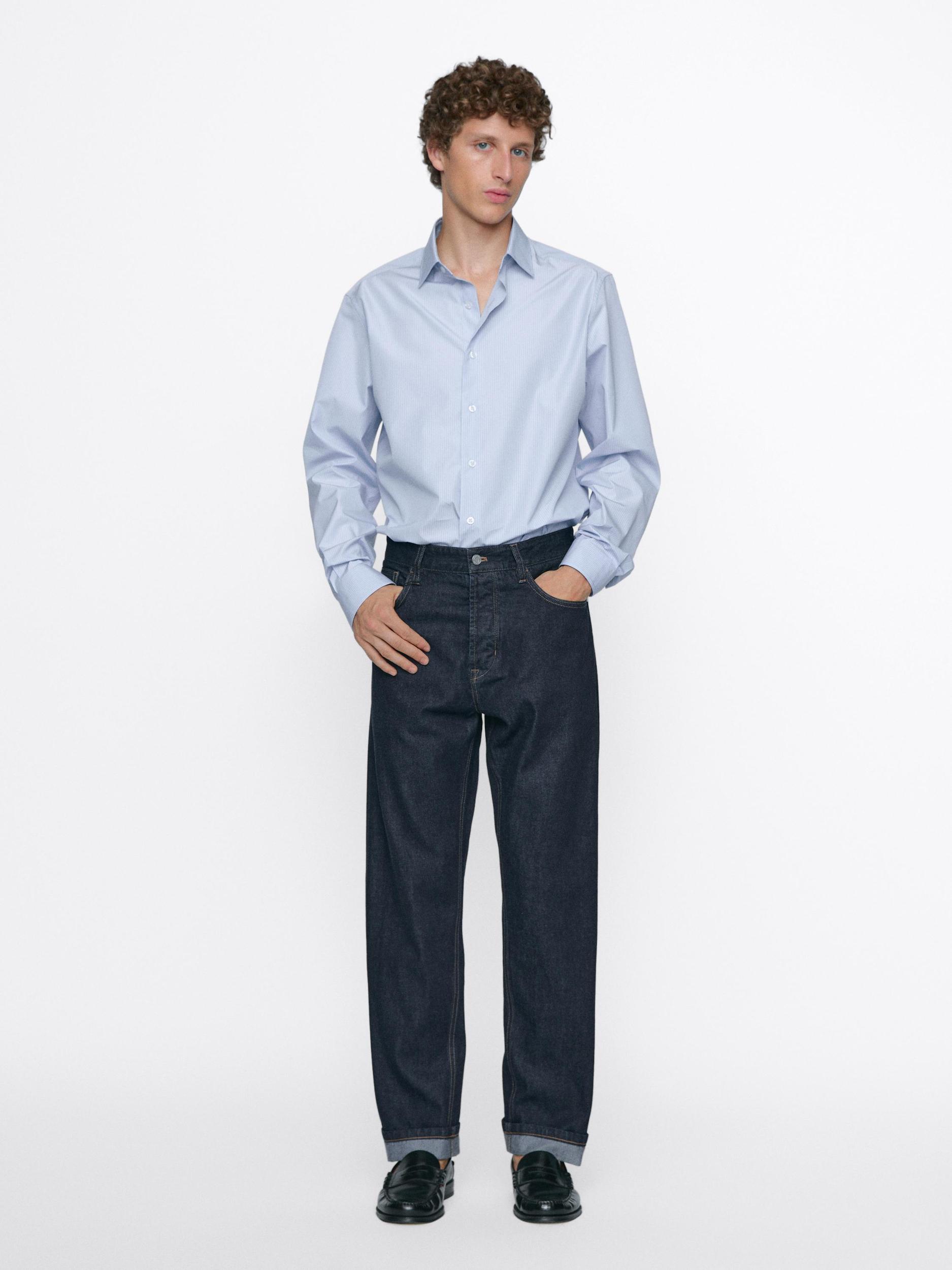 Selvedge fit jeans Product Image