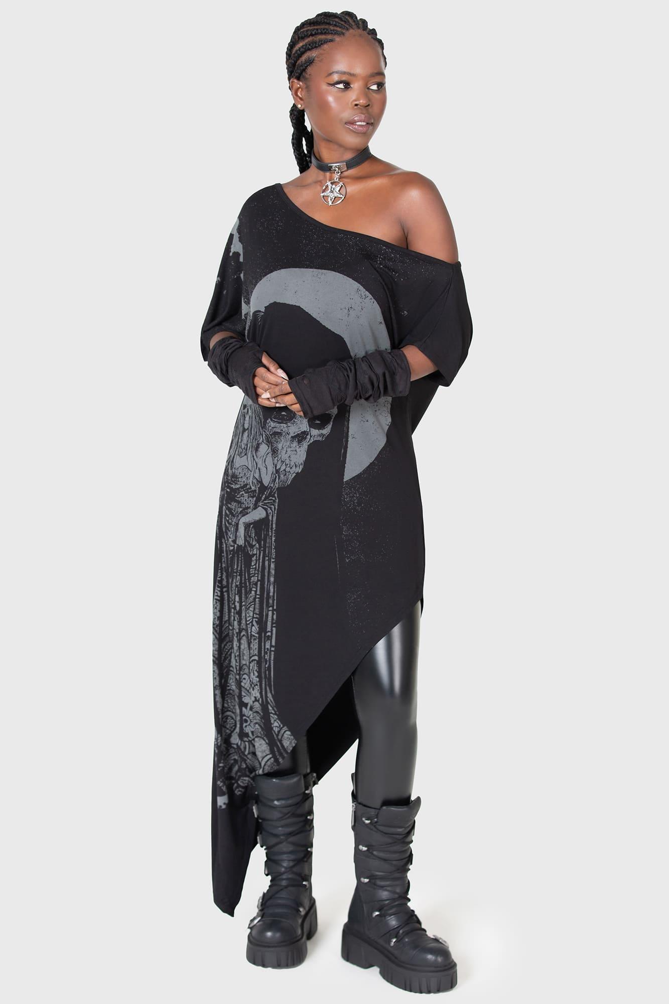 Lights Go Out Midi Dress - Resurrect Female Product Image