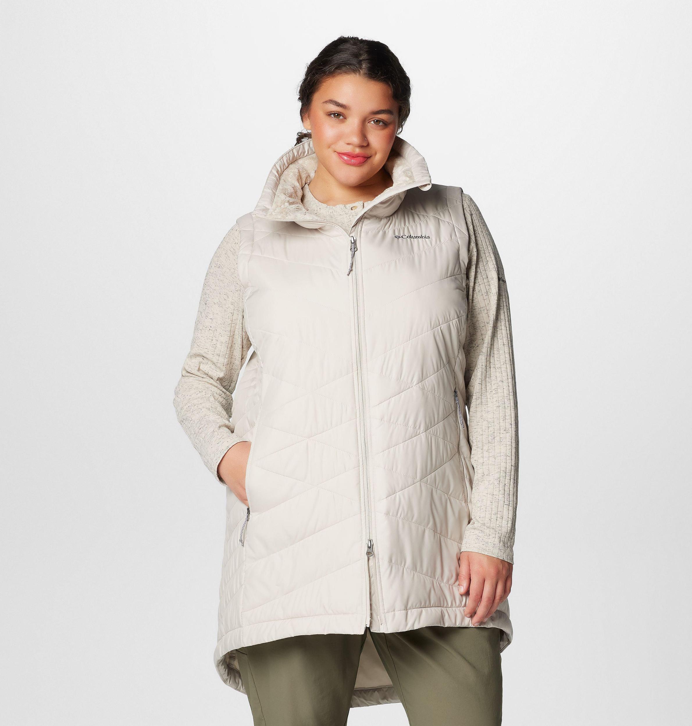 Columbia Womens Heavenly II Long Vest - Plus Size- Product Image