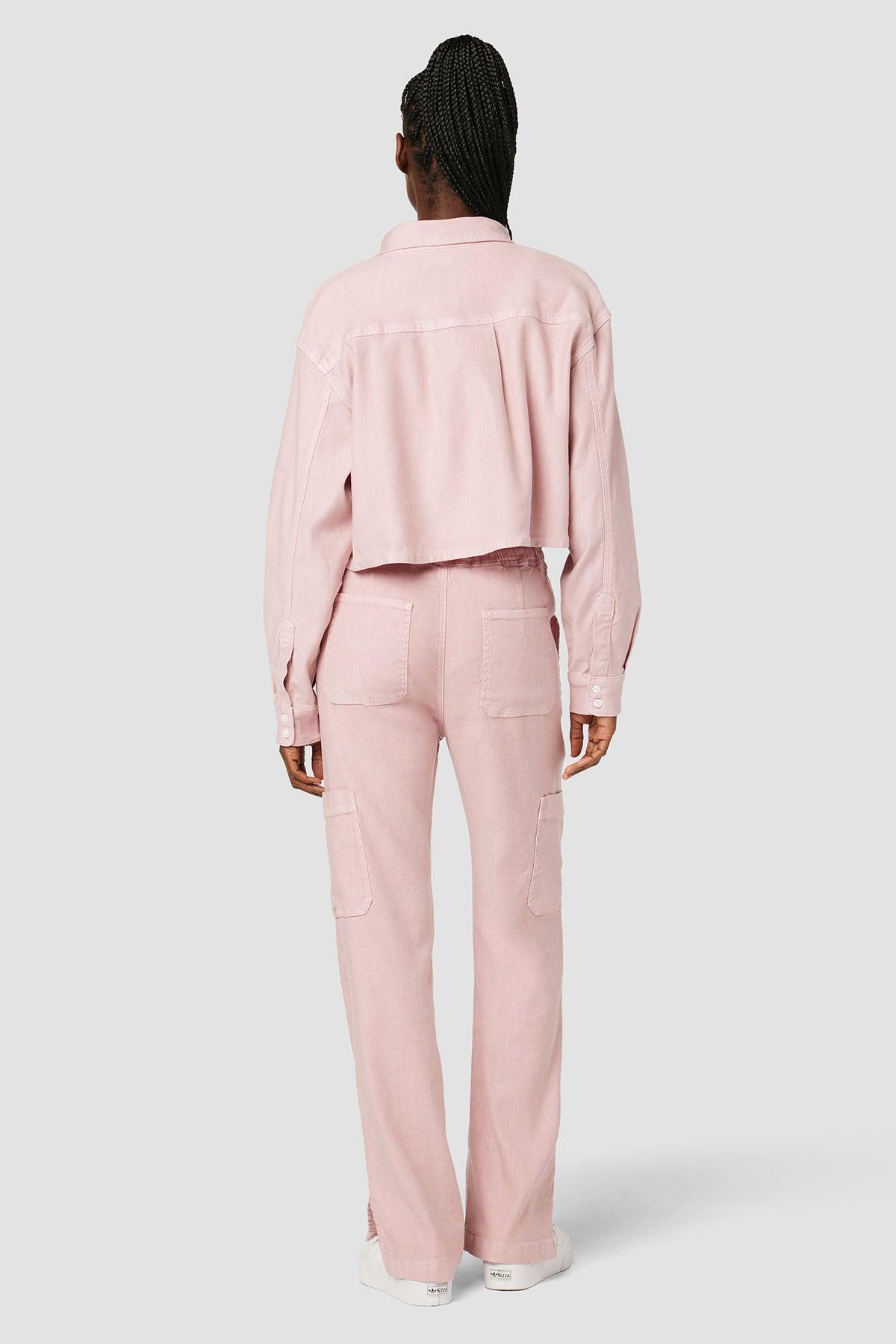 Oversized Cropped Shirt Female Product Image