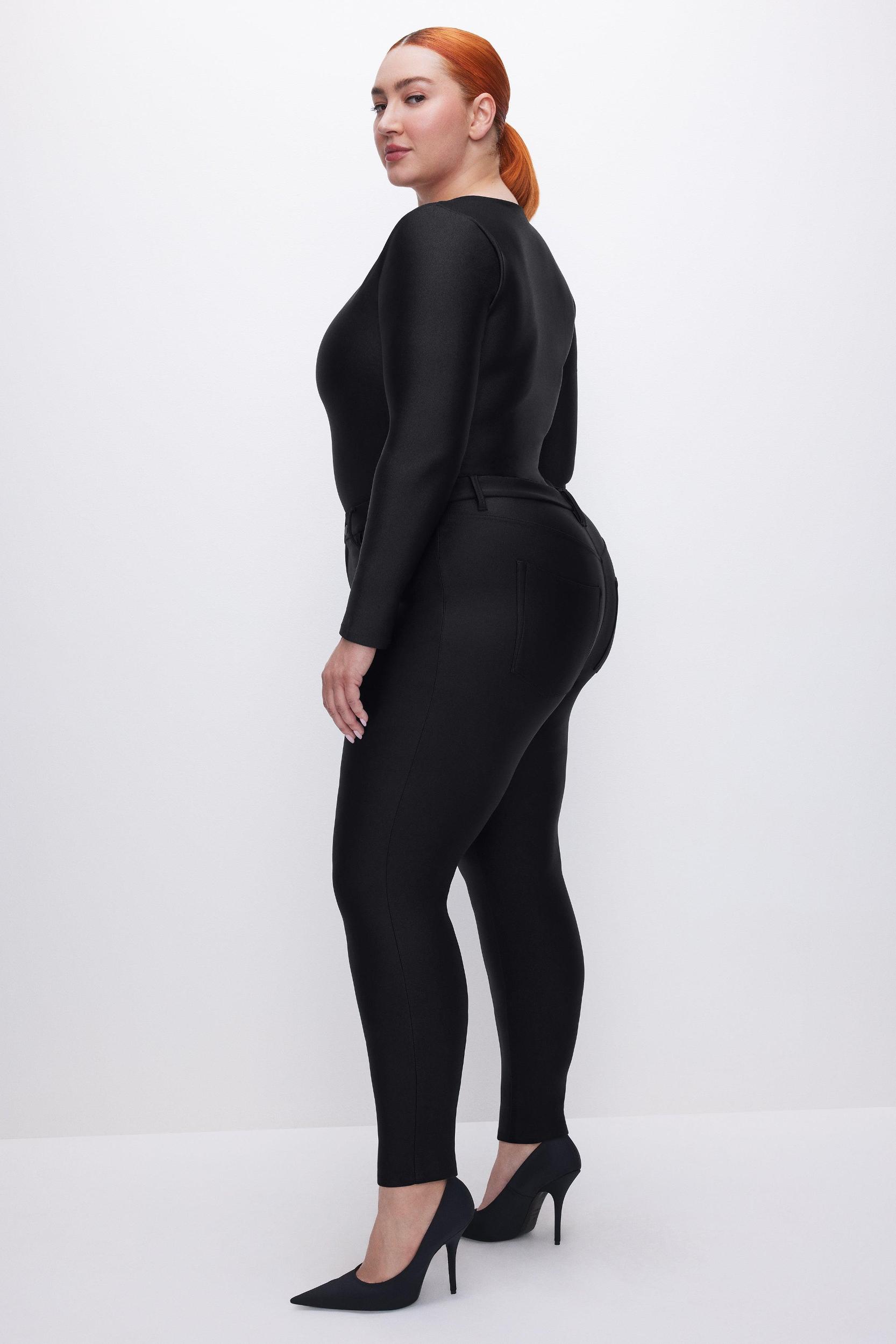 COMPRESSION SHINE GOOD WAIST LEGGINGS | BLACK001 Product Image