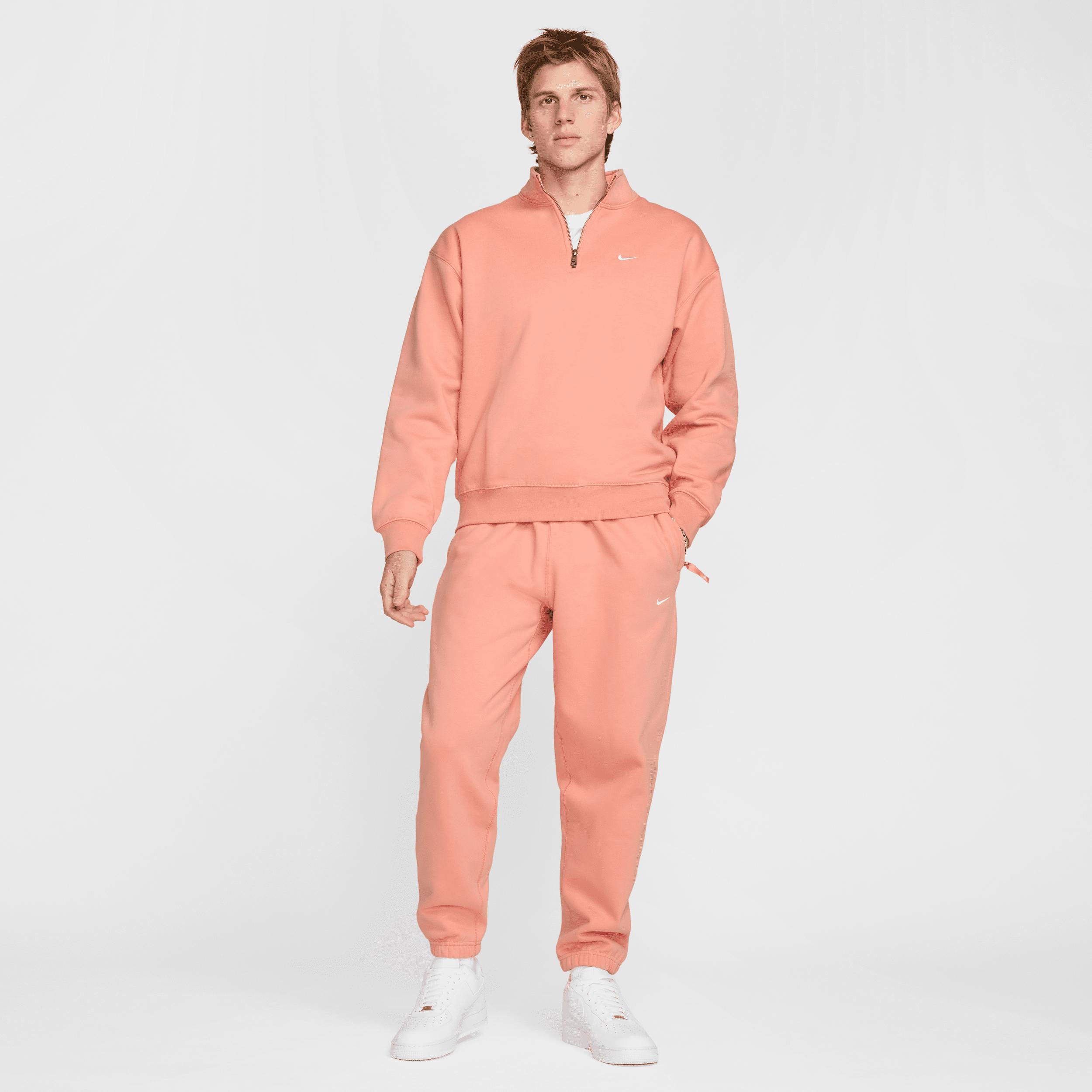 Nike Mens Solo Swoosh Fleece Quarter-Zip Top | DQ5209-844 Product Image