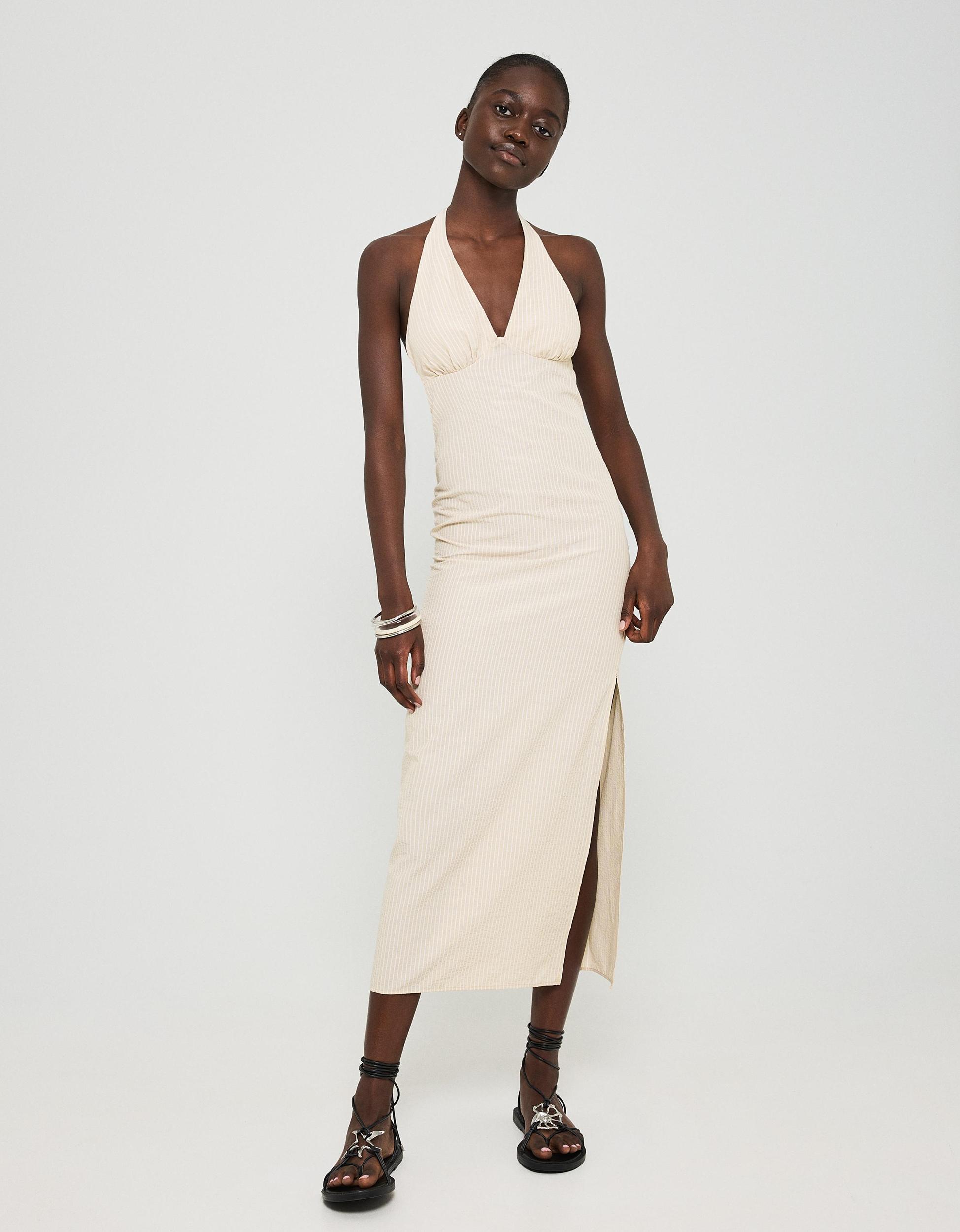 Halter midi dress Product Image