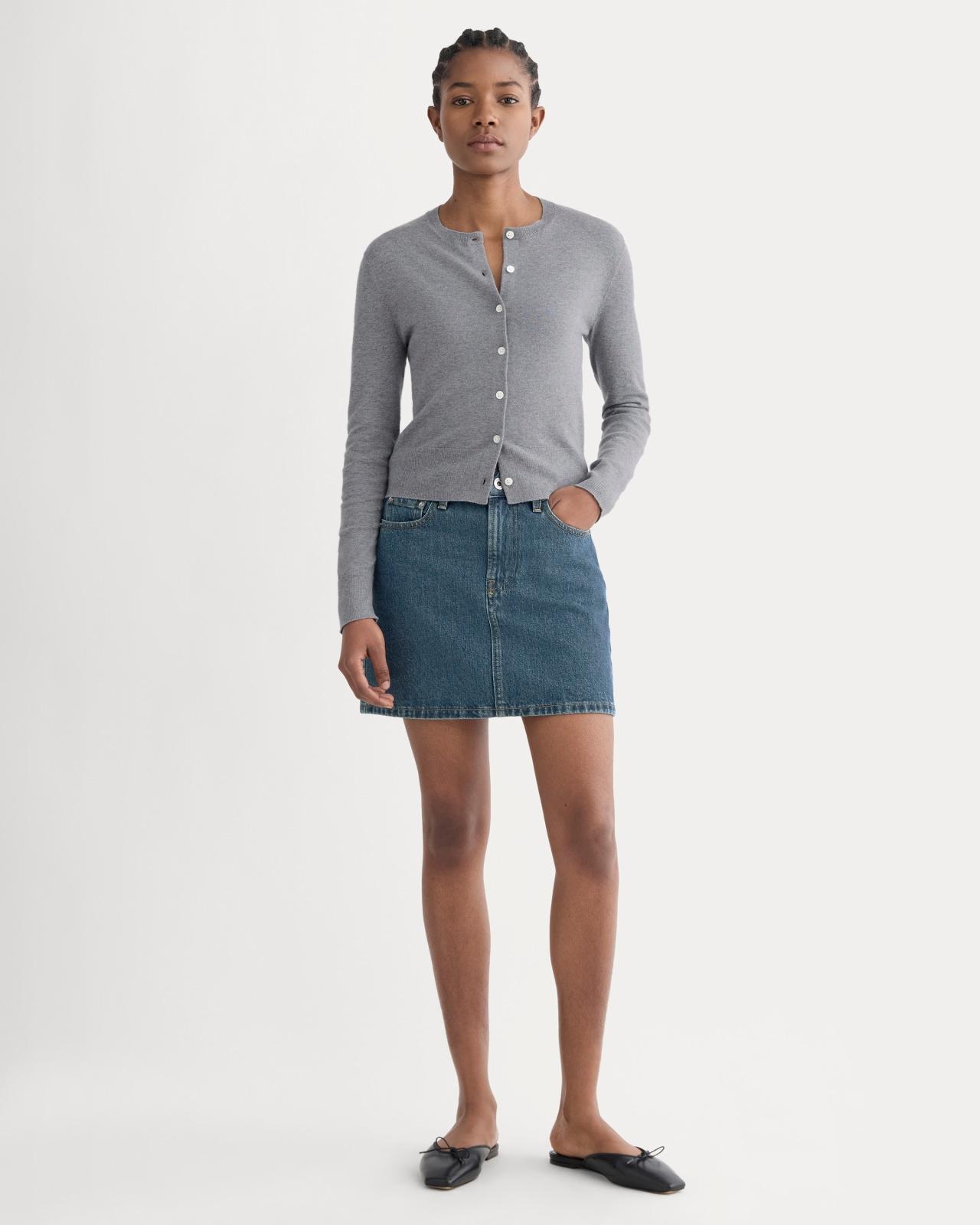 Womens Denim Mini Skirt by Everlane Product Image