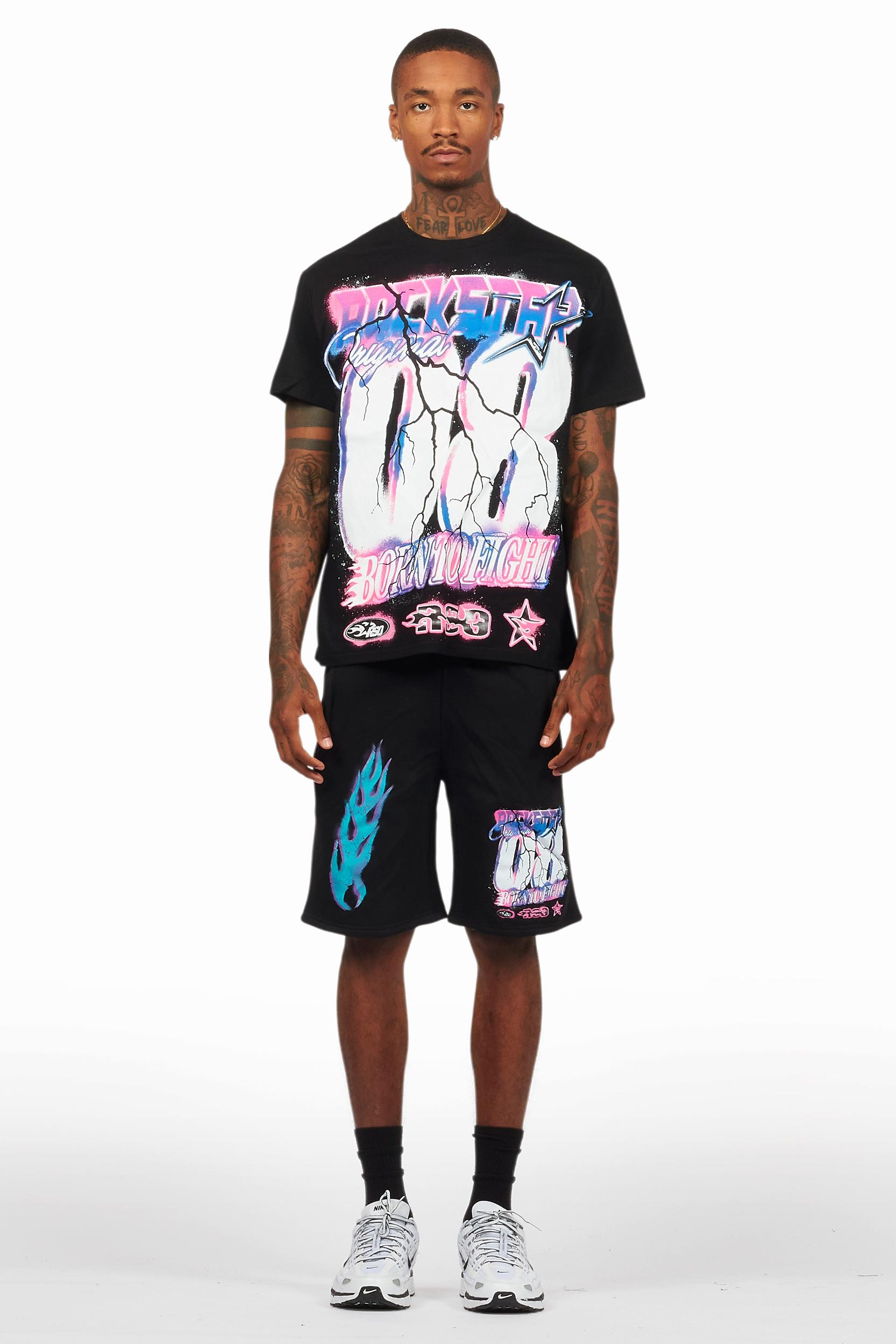 Mambo Black Short Set Male Product Image