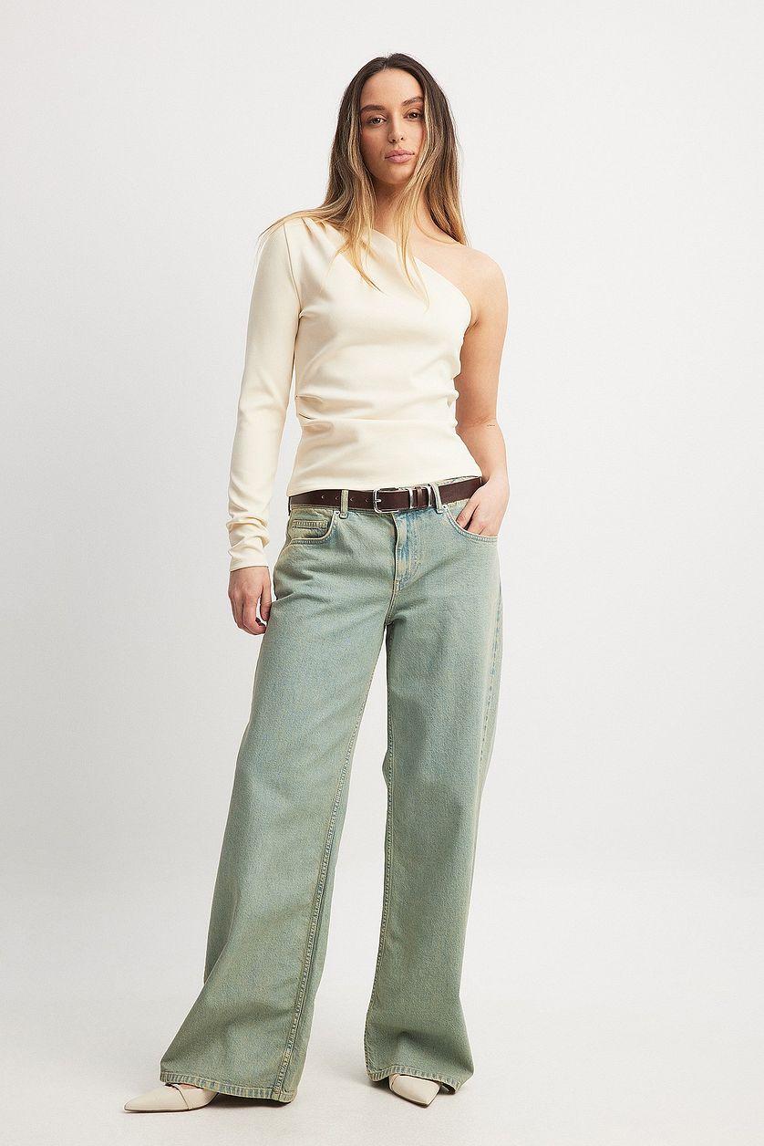 One Sleeve Jersey Top Product Image