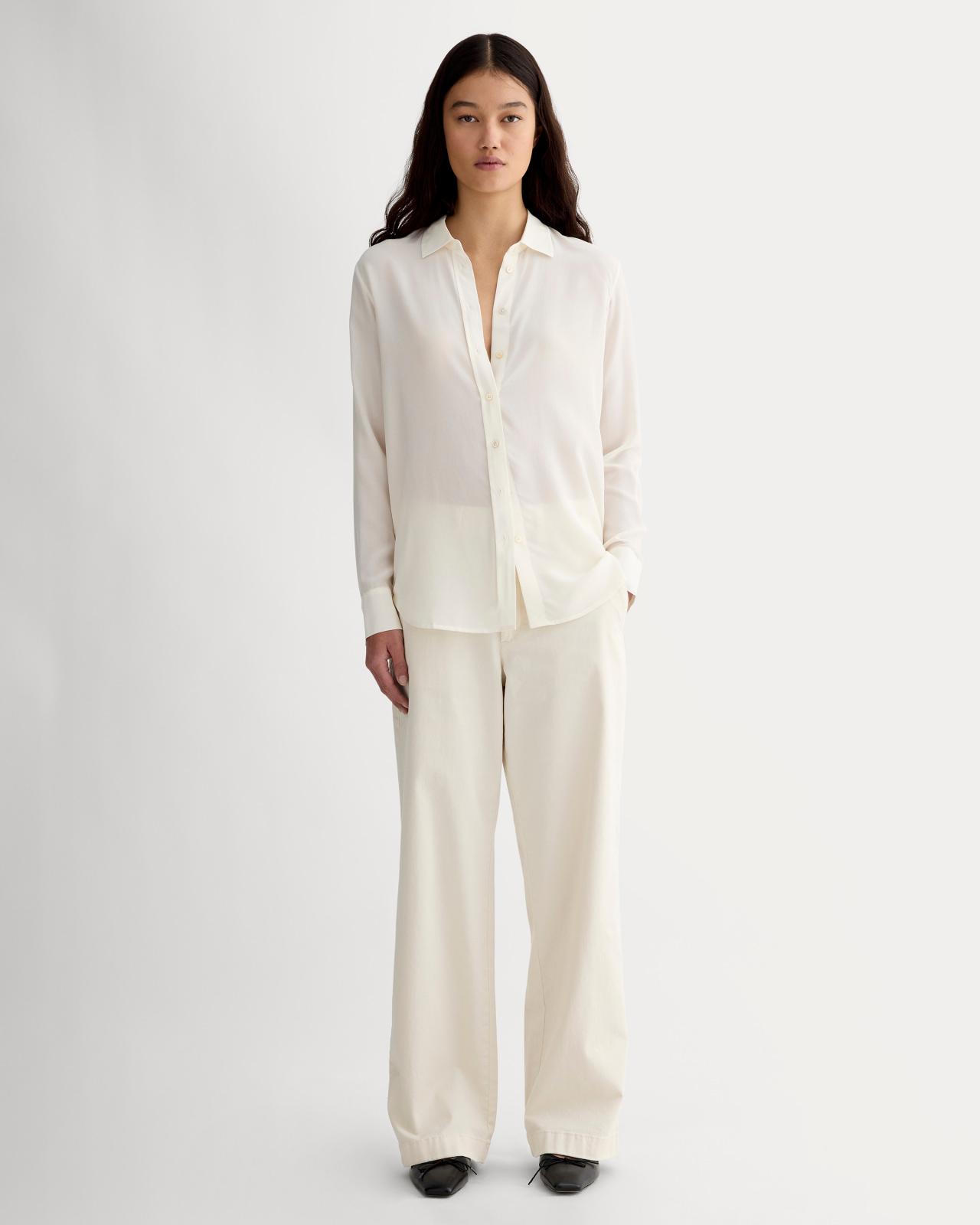 Womens Must-Have Shirt in Washable Silk by Everlane Product Image