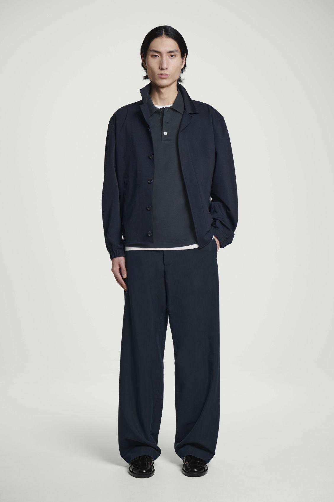 REGULAR-FIT MERCERIZED-COTTON POLO SHIRT Product Image