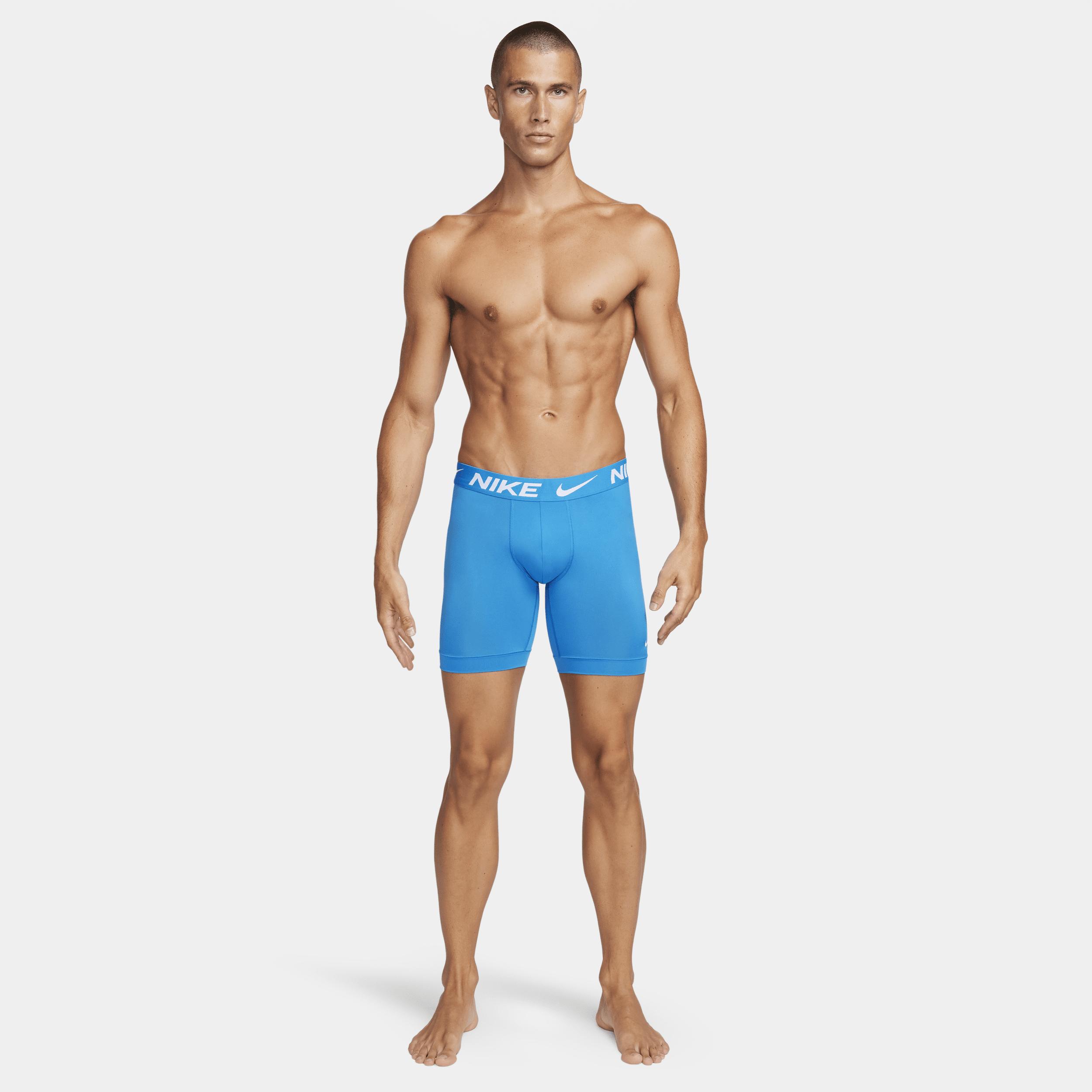 Nike Men's Dri-FIT Essential Micro Long Boxer Briefs (3-Pack) Product Image