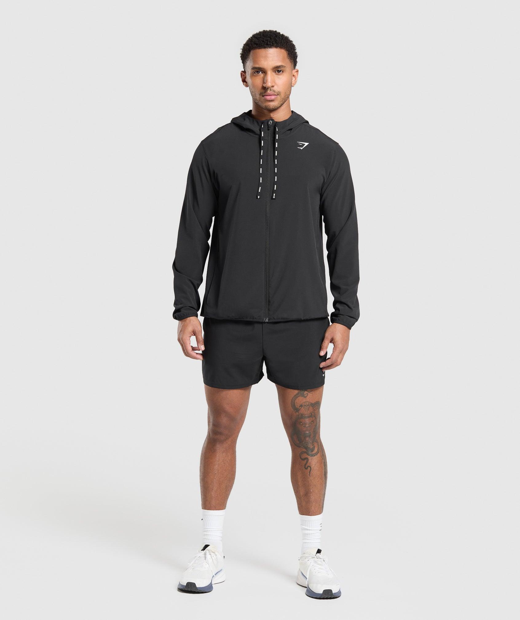 Gymshark Arrival Track Jacket - Black Male Product Image