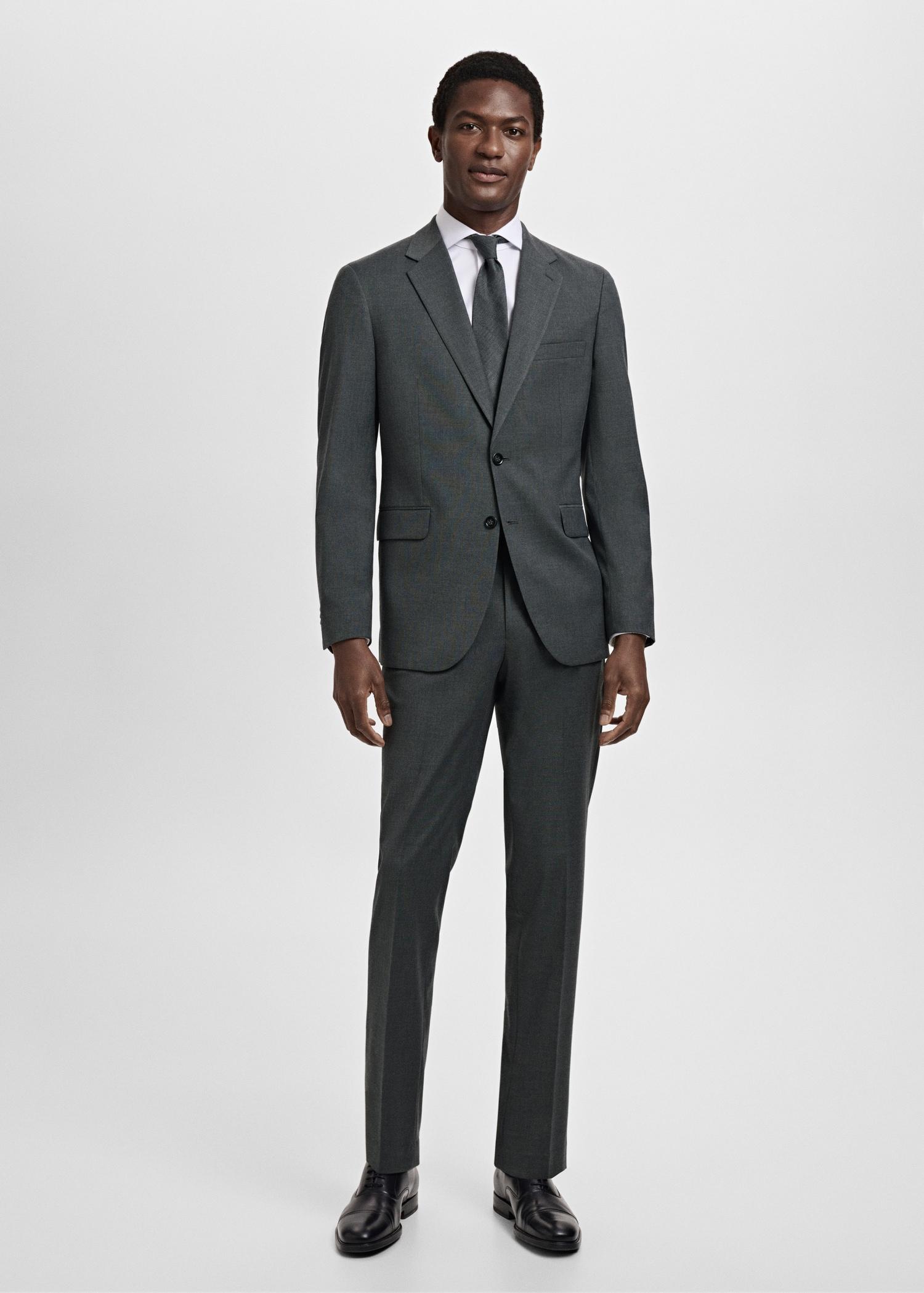Milan slim-fit suit blazer - Men | MANGO USA Product Image