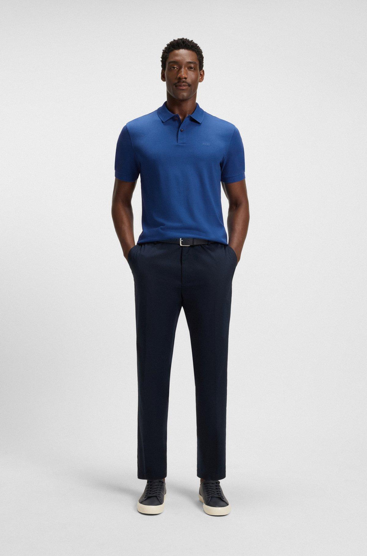 Pallas logo-detail polo shirt in cotton piqué Product Image