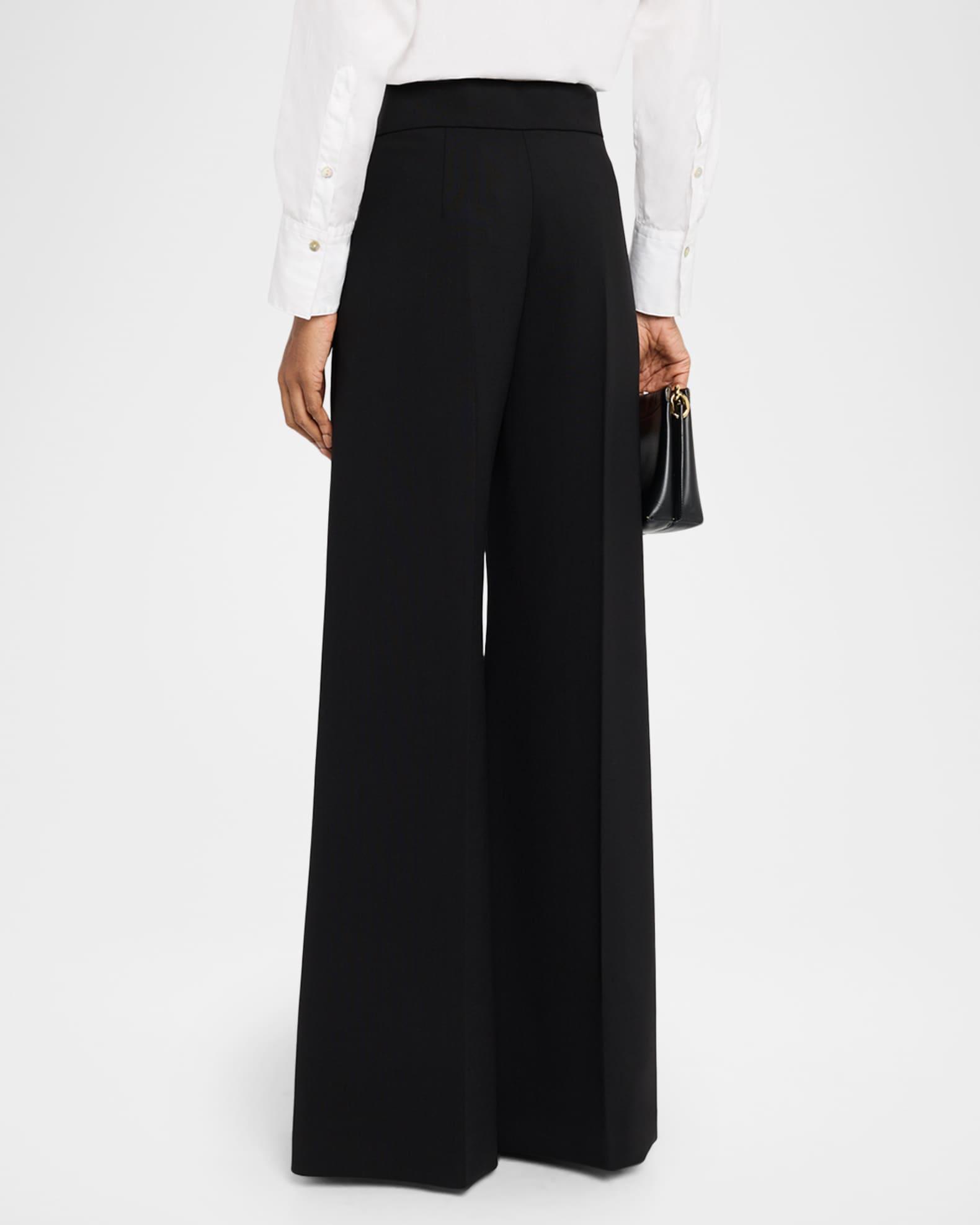 High-Rise Wide Leg Wool Pants Product Image
