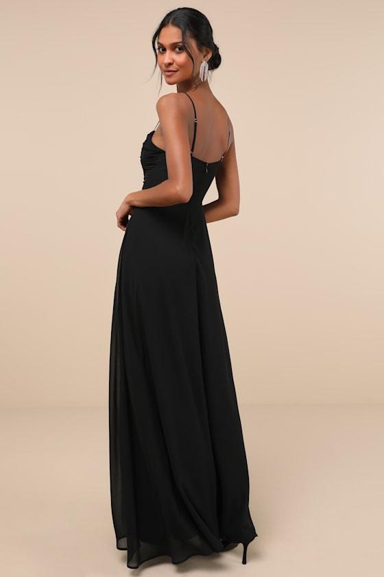 Sweeney Black Sleeveless Maxi Dress Product Image