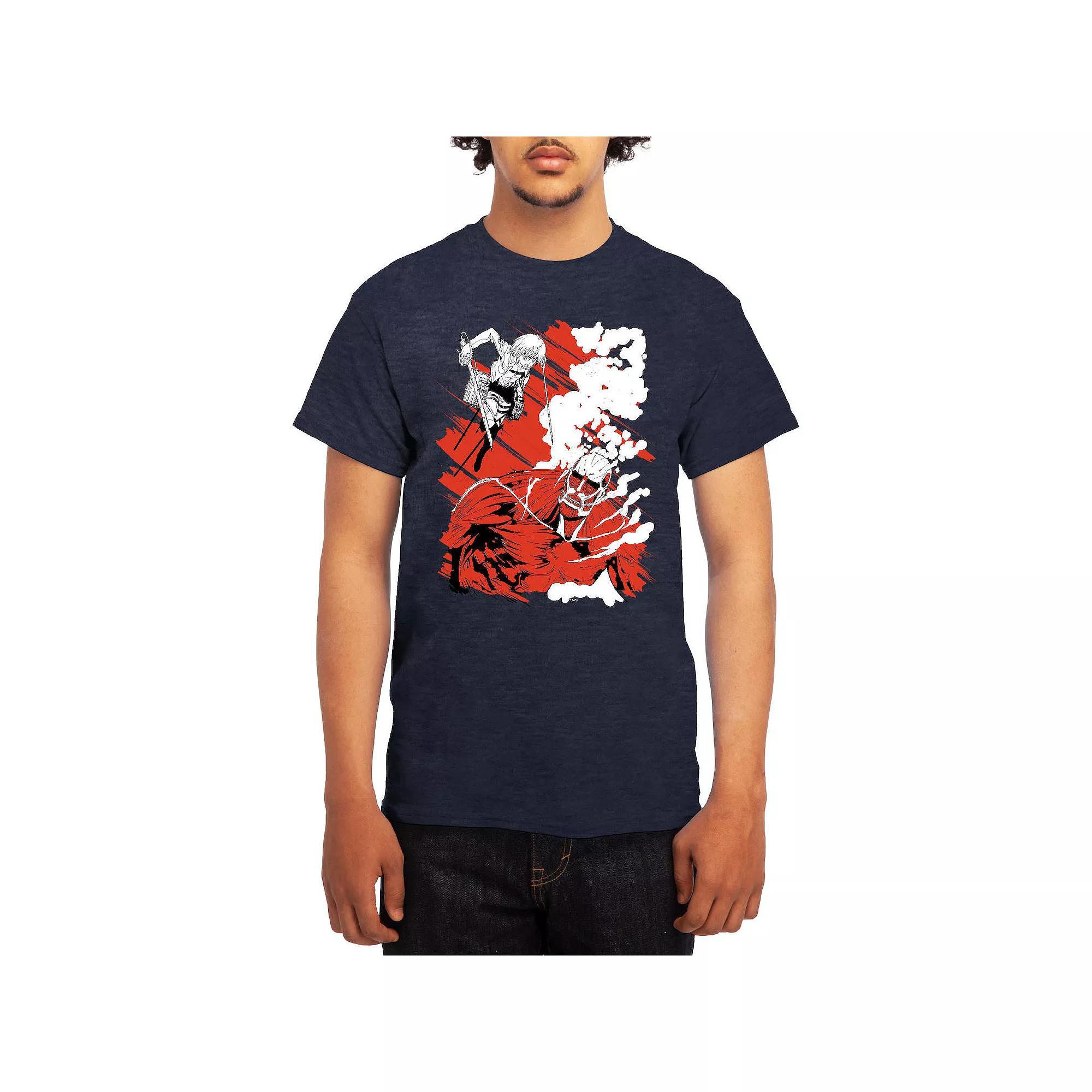 Men's Attack on Titan Athletic Graphic Tee, Size: XXL Product Image
