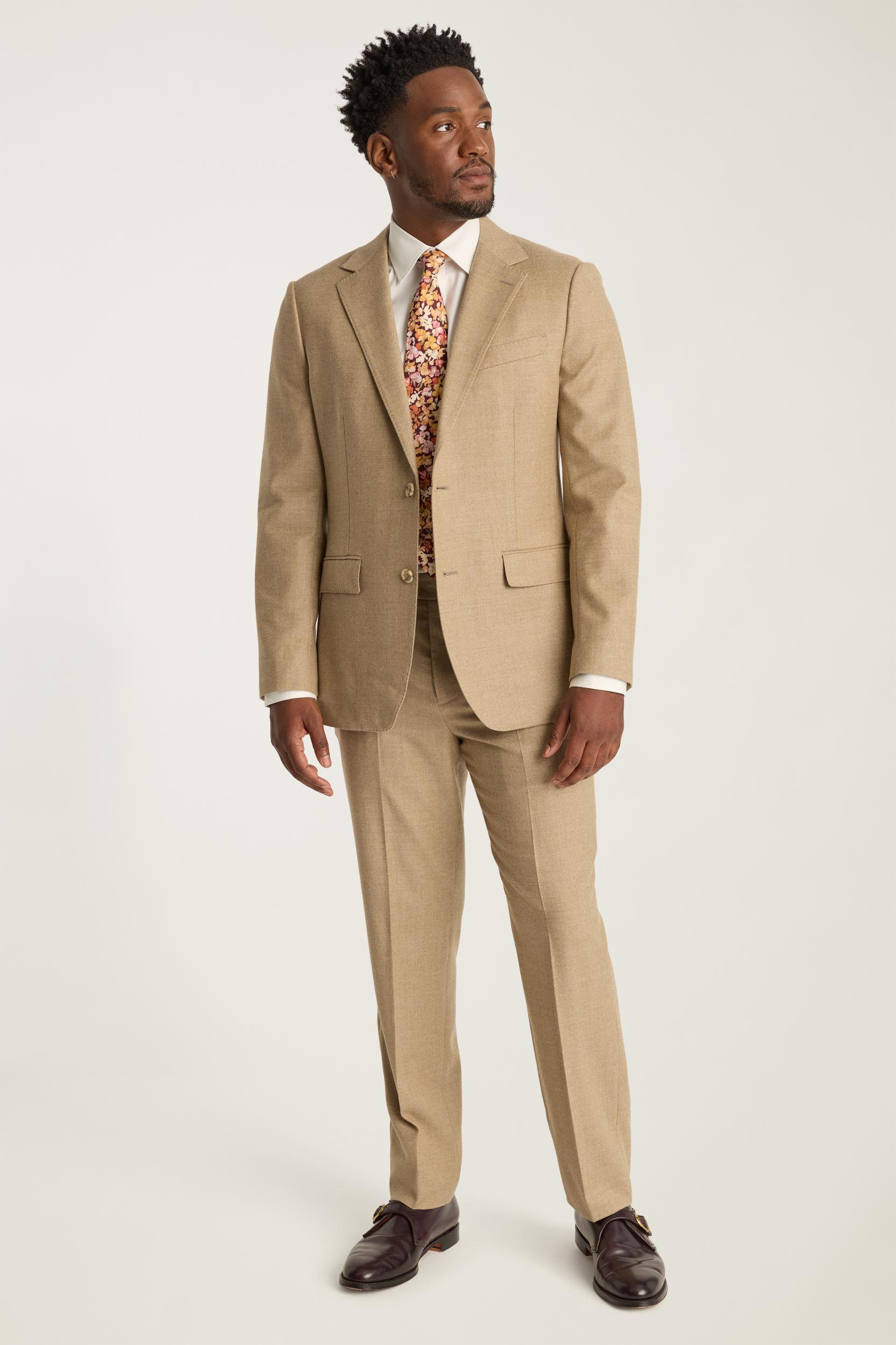 Jetsetter Italian Brushed Wool Dress Pant Product Image