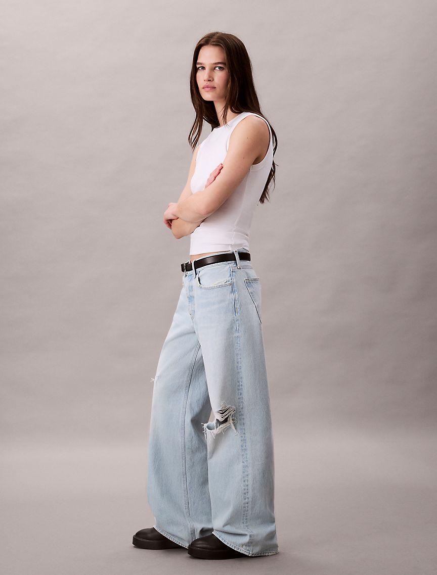 Low Rise Baggy Jeans Product Image