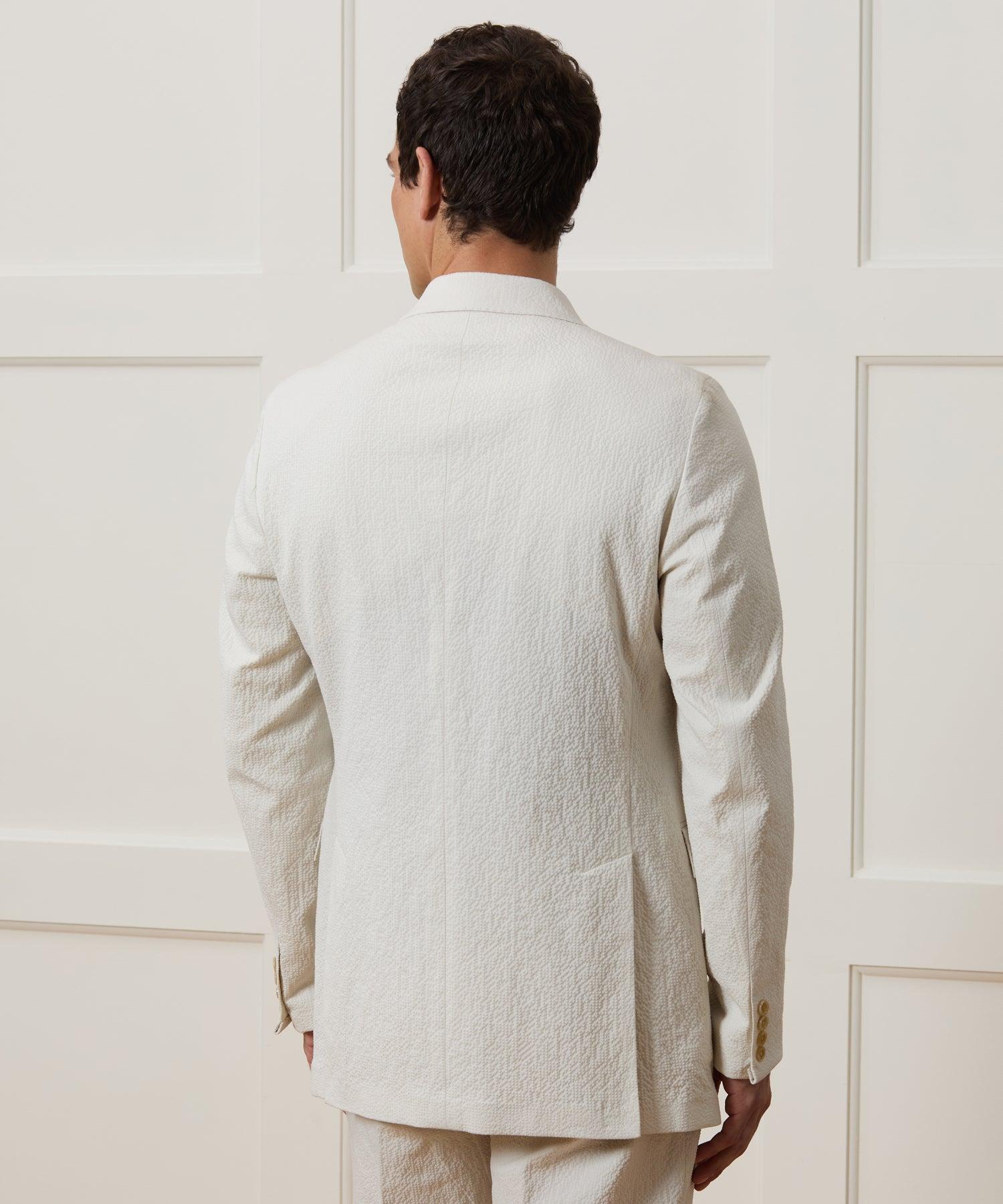 Italian Seersucker Side Tab Trouser Product Image