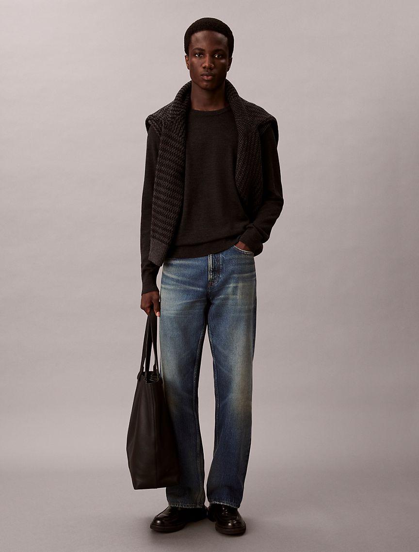 Extra Fine Merino Blend Crewneck Sweater Product Image