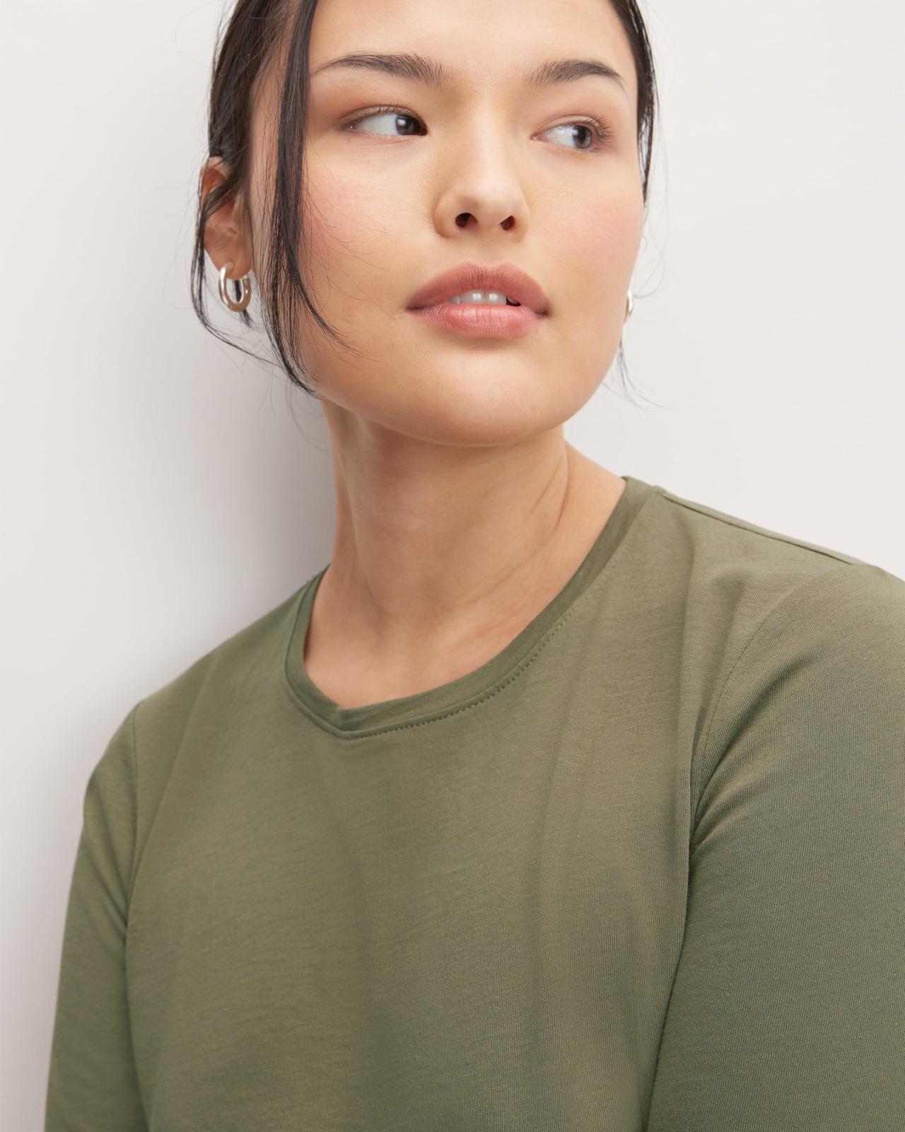 Womens Organic Cotton Long-Sleeve Crew Sweater by Everlane Product Image