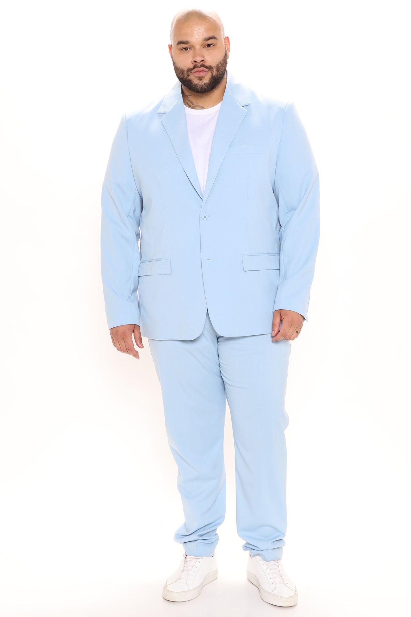 The Modern Stretch Suit Jacket - Light Blue Product Image