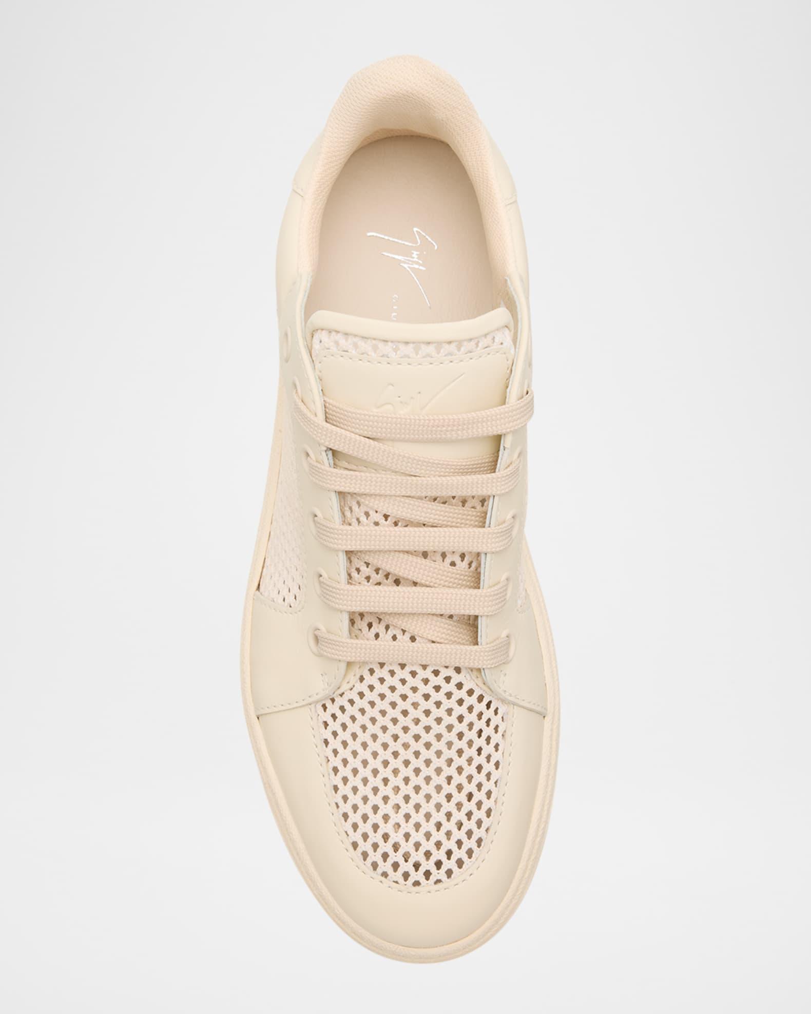 Men's Birel Leather and Mesh Low-Top Sneakers Product Image