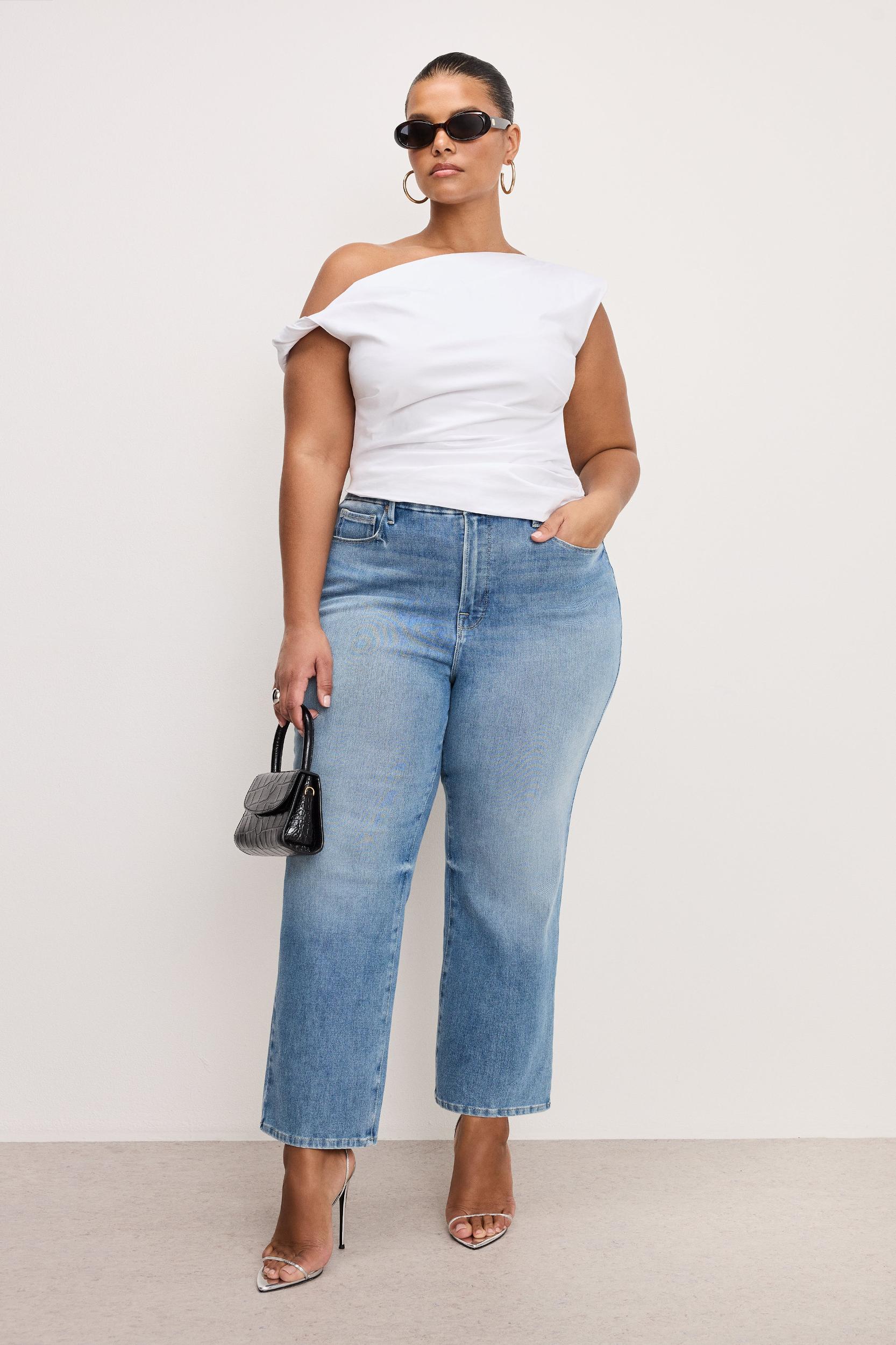 SOFT TECH GOOD LEGS STRAIGHT JEANS | INDIGO1012 Product Image