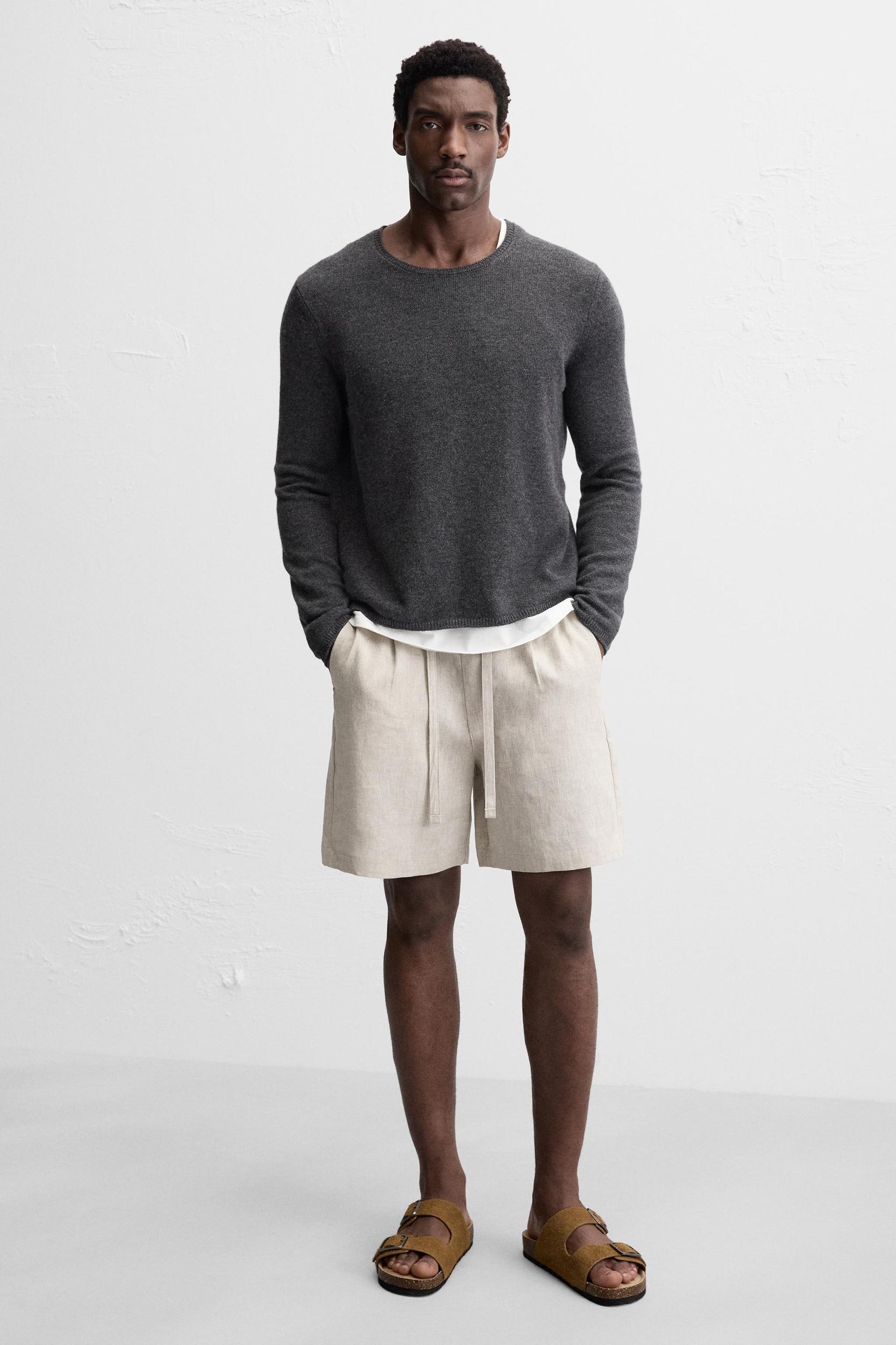 DOUBLE STRAP LEATHER SANDALS Product Image